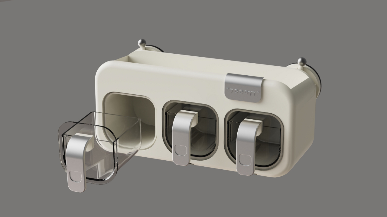 kitchen，Seasoning，sucker，Wall hanging，Seasoning box，