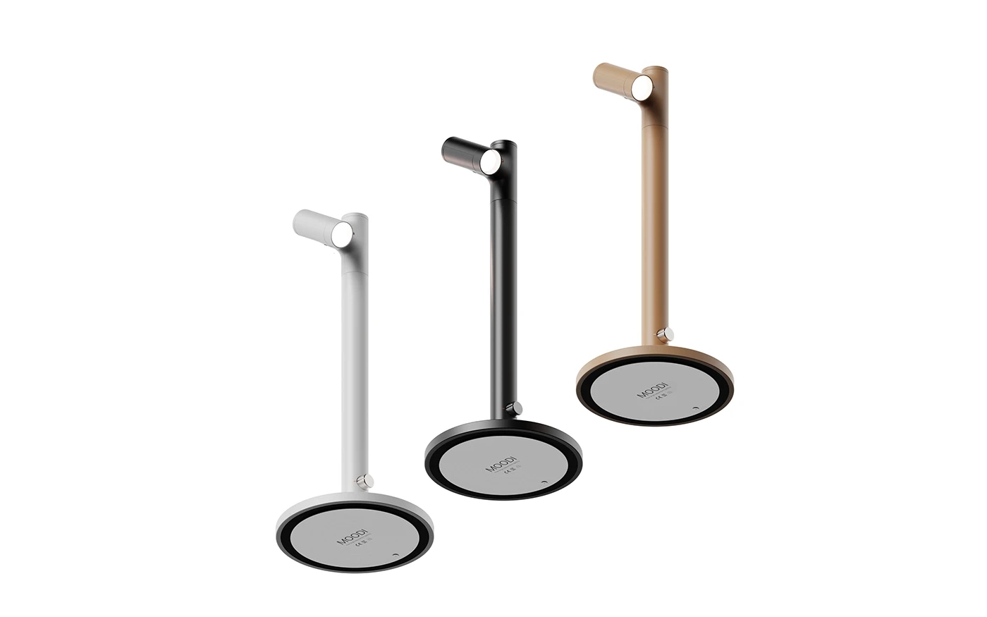 MOODI，Modular lighting，telescope structure，Industrial Aesthetics，Replaceable，