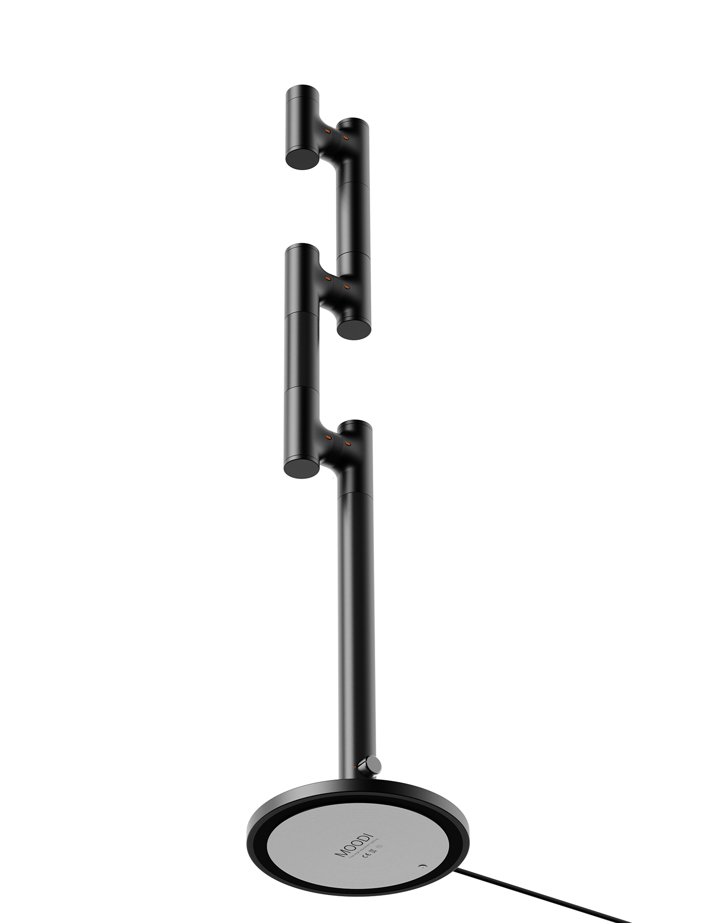 MOODI，Modular lighting，telescope structure，Industrial Aesthetics，Replaceable，