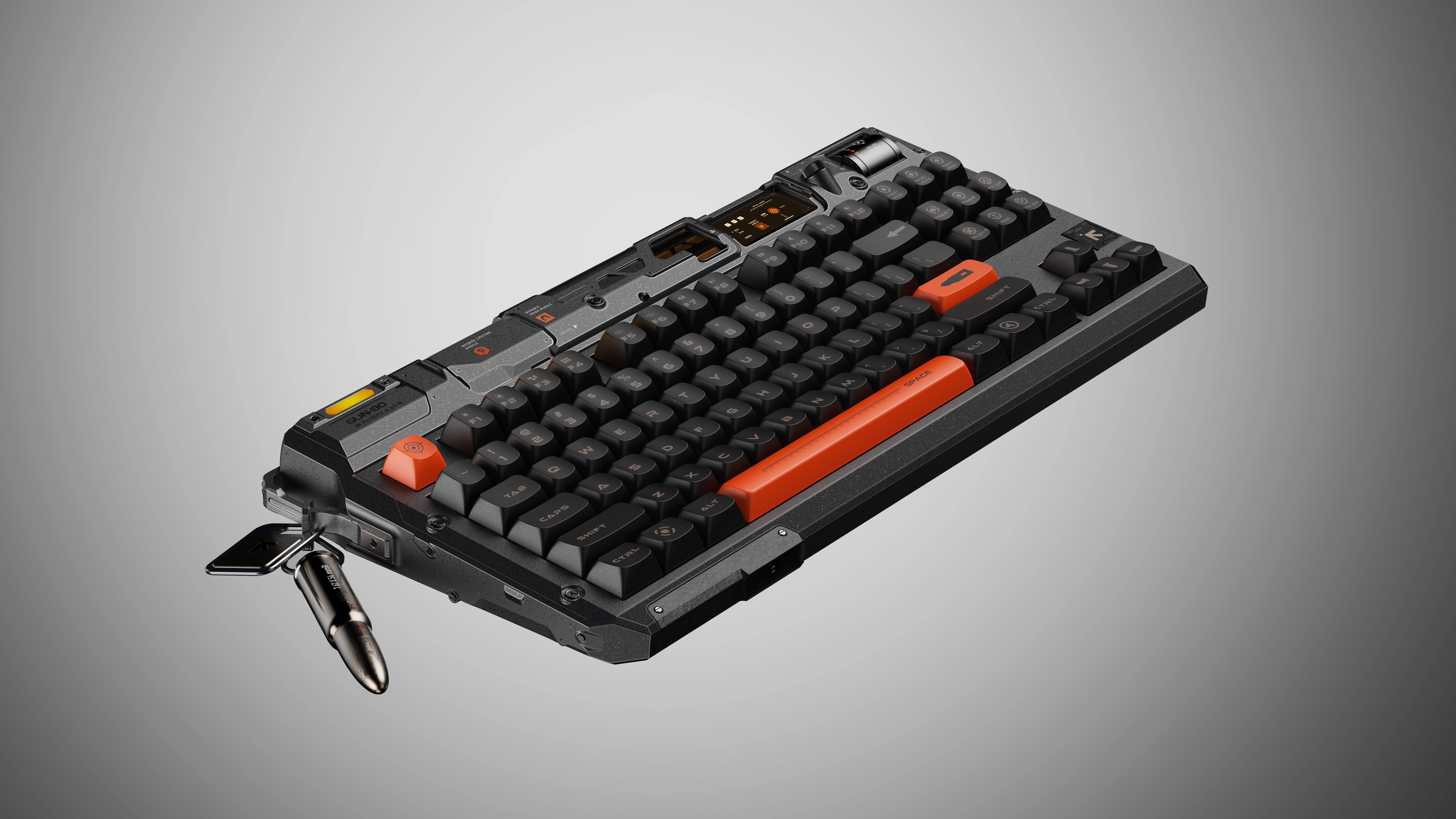 Mechanical keyboard，Customization，Tactical wind，Keyboard design，Key cap，product design，industrial design，