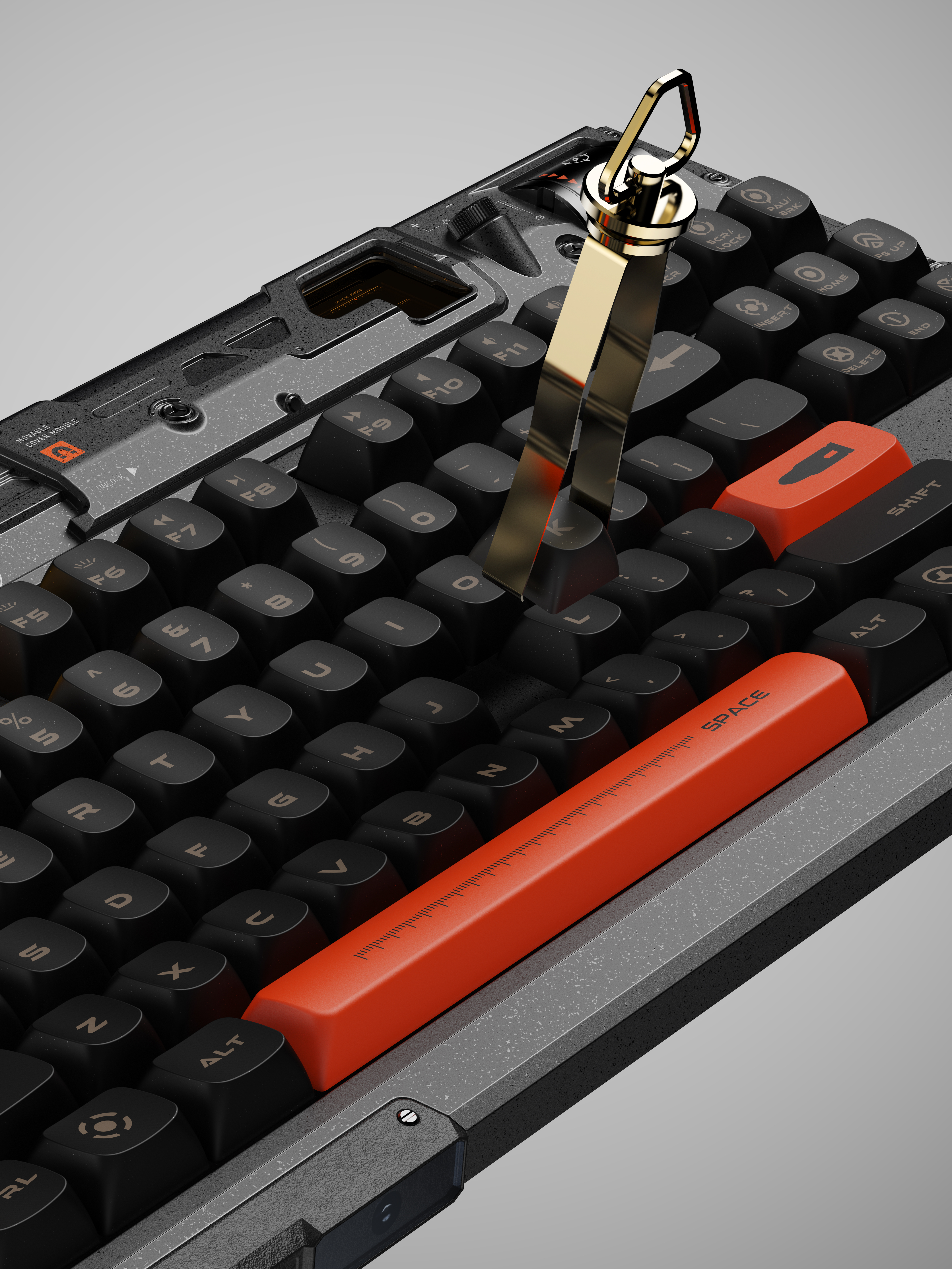 Mechanical keyboard，Customization，Tactical wind，Keyboard design，Key cap，product design，industrial design，