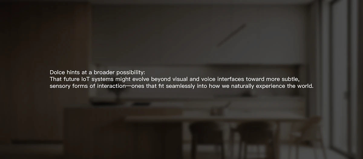 Dolce，artificial intelligence，Interactive Design，electronic product，