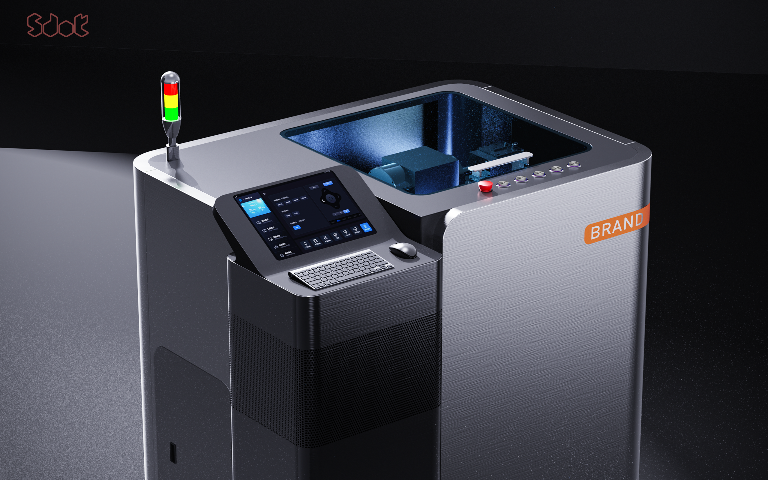 industrial design，product design，Appearance design，mechanical equipment，precision machine tool，Machine tool，