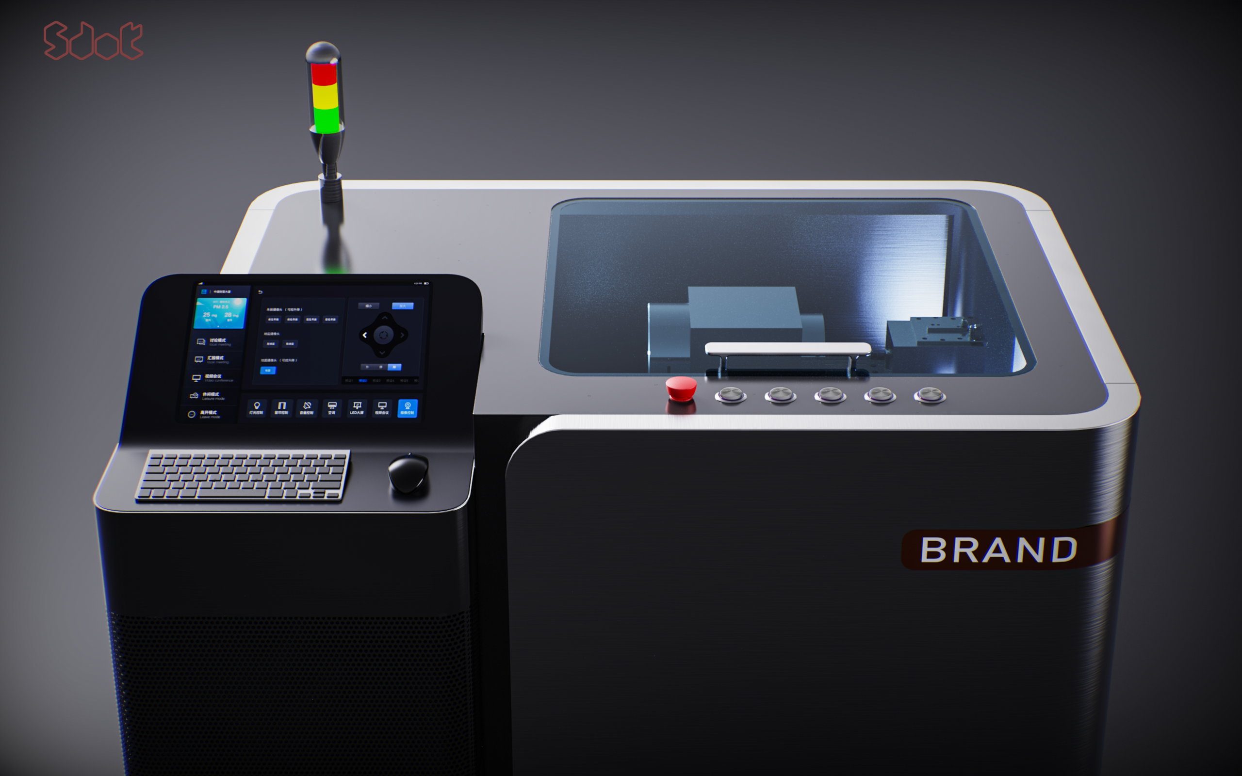 industrial design，product design，Appearance design，mechanical equipment，precision machine tool，Machine tool，