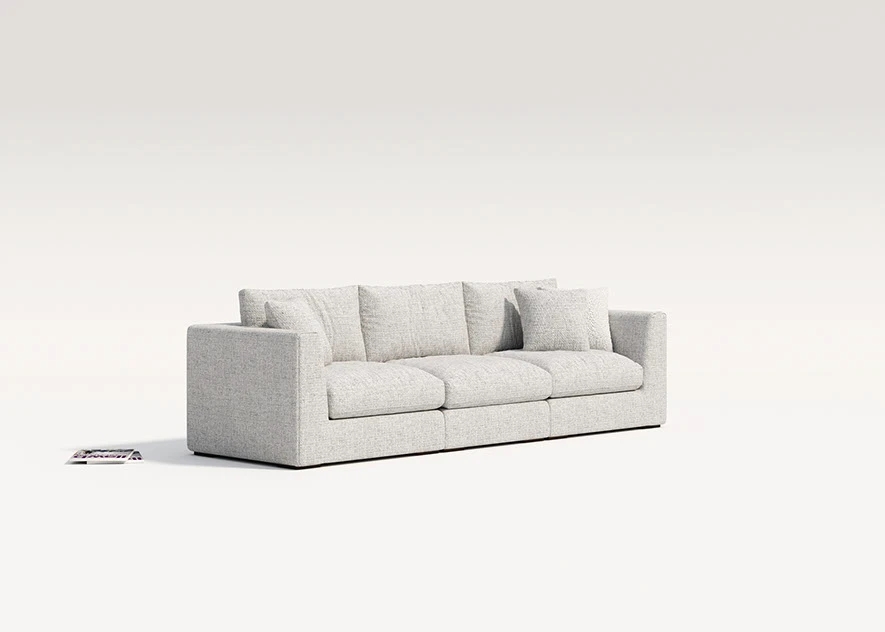 sofa，Minimalist design ，Cloud Cushion，modern space，SoftFrame，