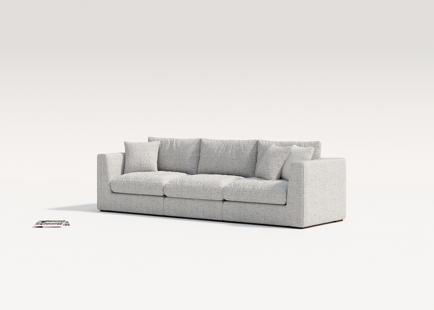 sofa，Minimalist design ，Cloud Cushion，modern space，SoftFrame，