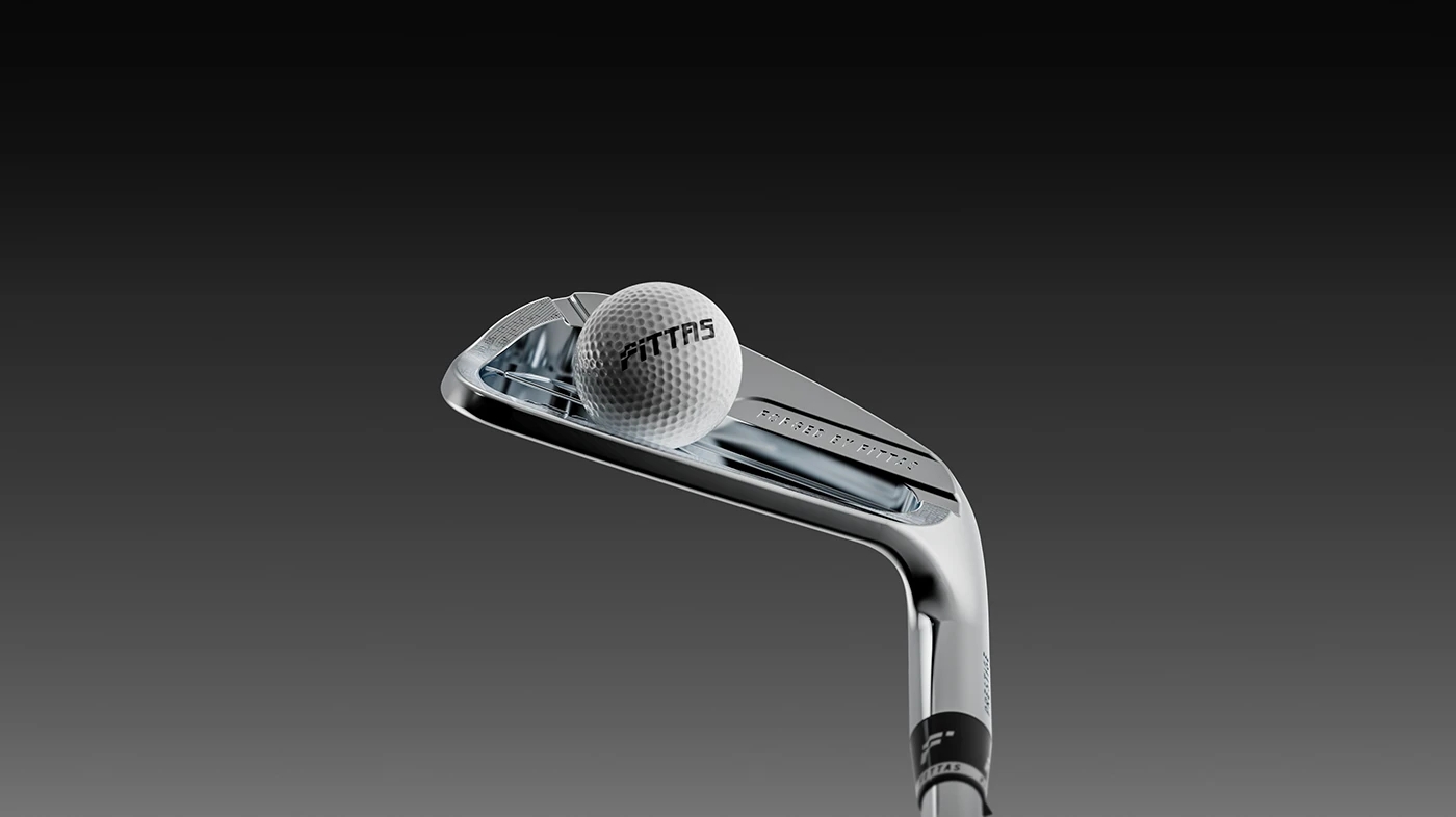 FITTAS Iron，X-cut，Bounce top streamline，structural aesthetics，Golf Club，