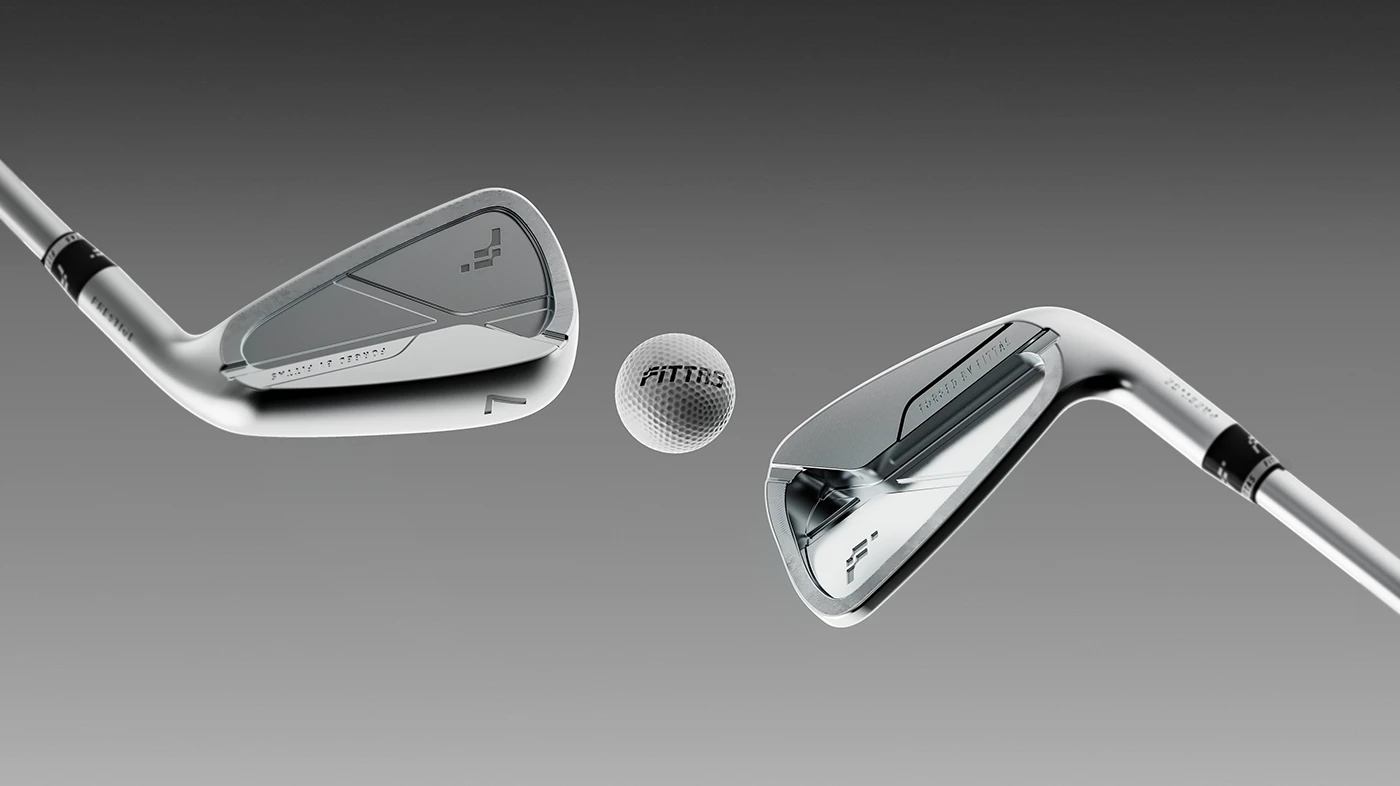 FITTAS Iron，X-cut，Bounce top streamline，structural aesthetics，Golf Club，