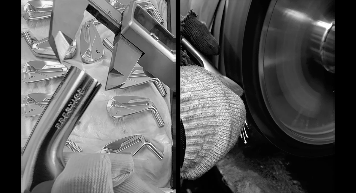 FITTAS Iron，X-cut，Bounce top streamline，structural aesthetics，Golf Club，