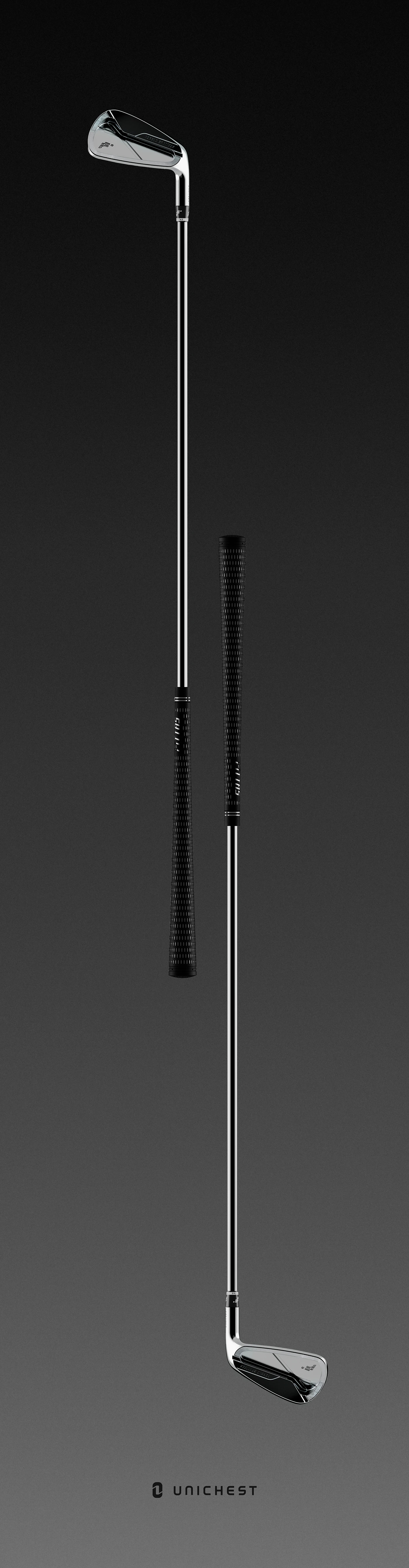 FITTAS Iron，X-cut，Bounce top streamline，structural aesthetics，Golf Club，