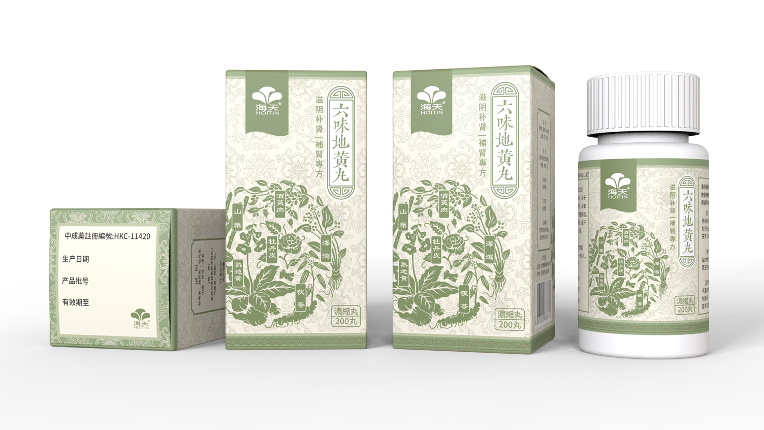 Traditional Chinese Medicine Packaging Design，Packaging Design of Liuwei Dihuang Pills，Xiaoyao Pill Packaging Design，