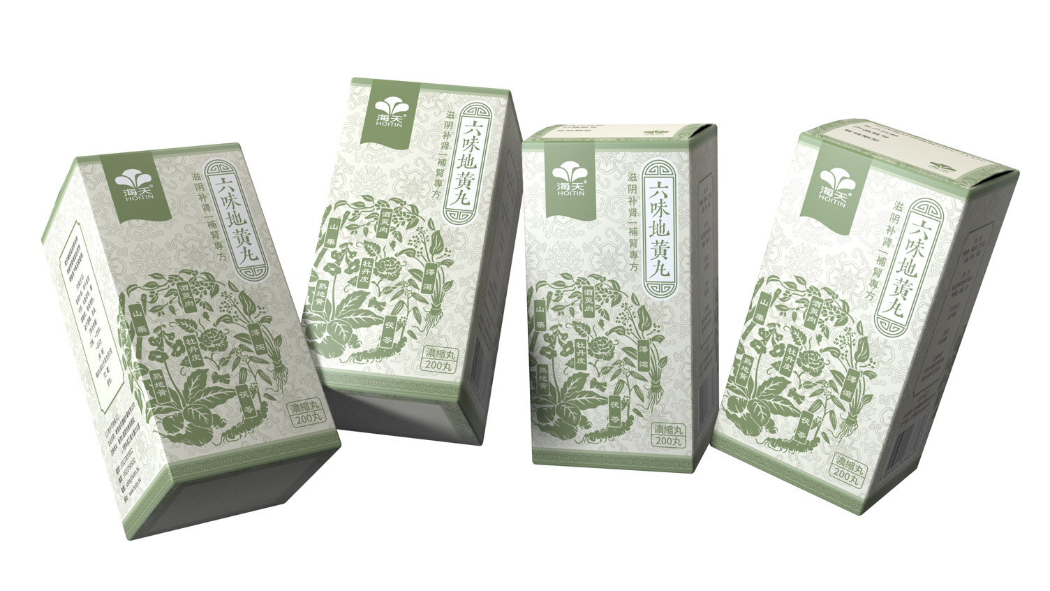 Traditional Chinese Medicine Packaging Design，Packaging Design of Liuwei Dihuang Pills，Xiaoyao Pill Packaging Design，