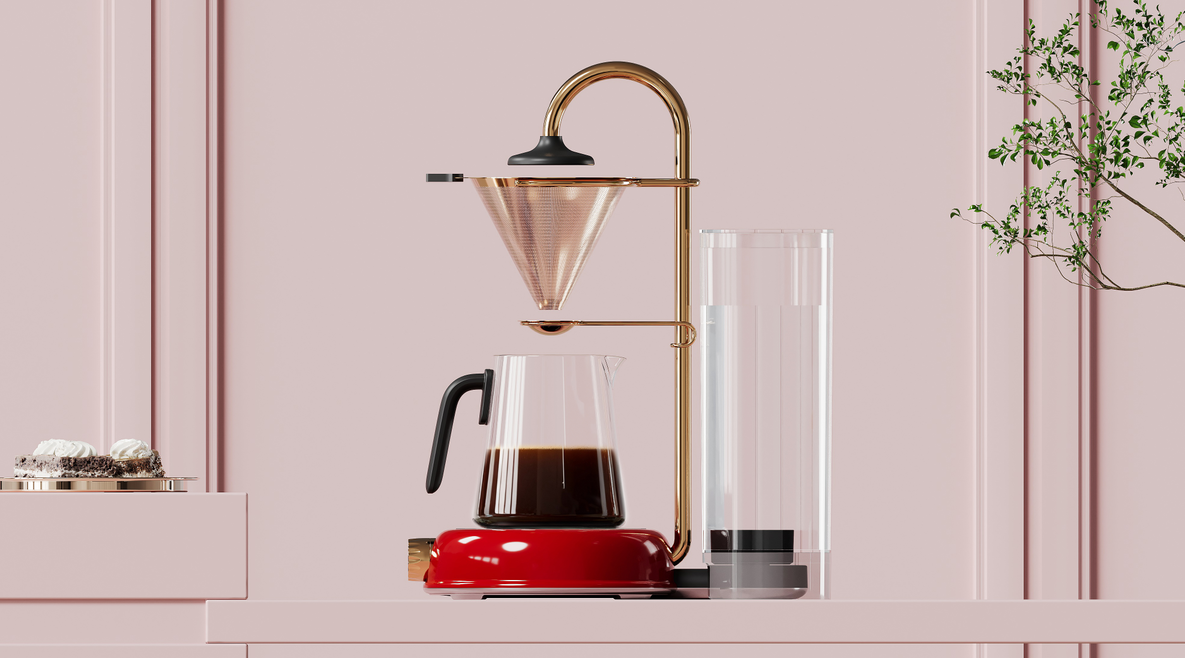 industrial design，Coffee machine，Make coffee by hand，product design，home aesthetics，