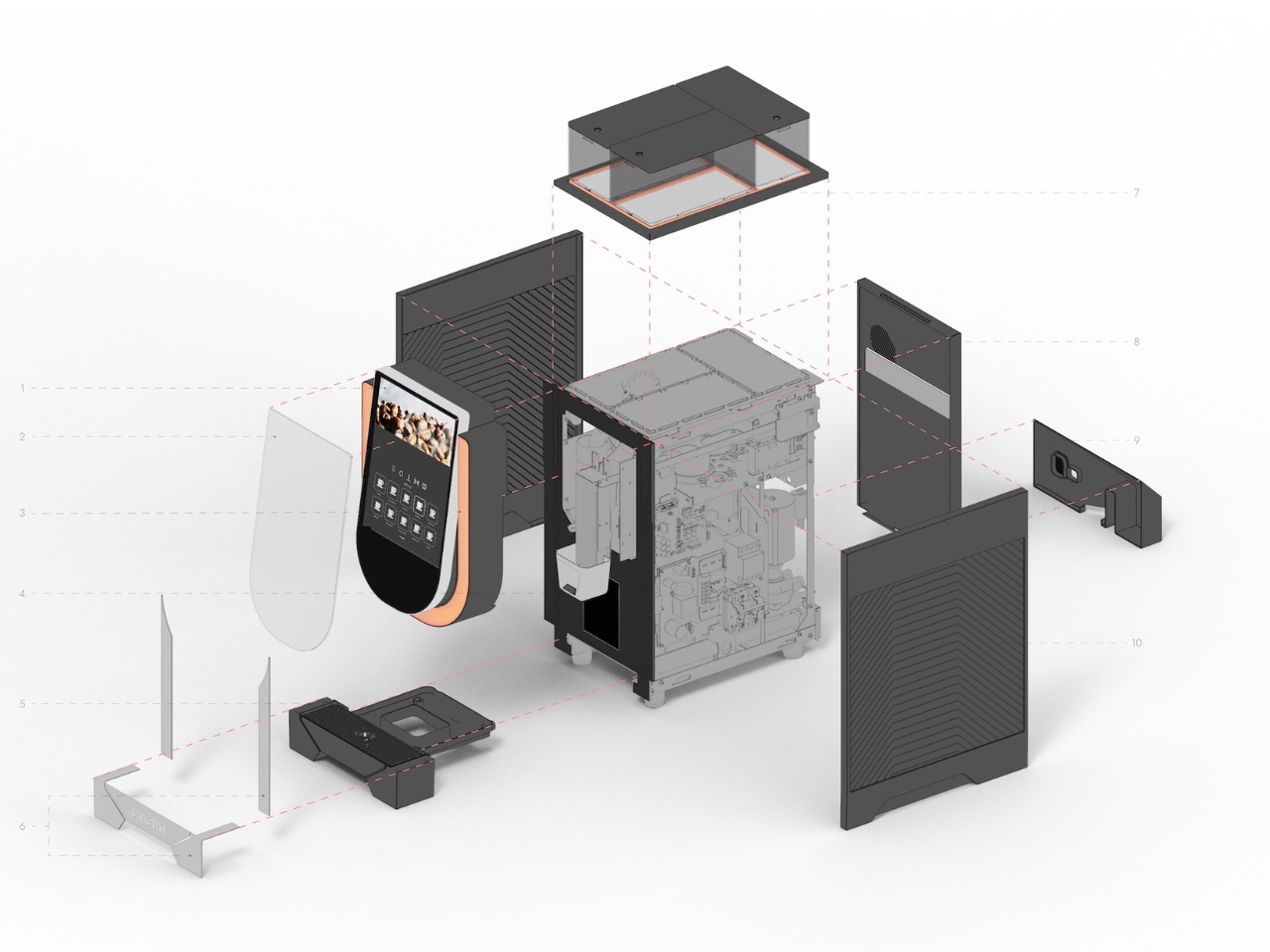 Coffee machine，Runero Pro，Unicum，Extremely simple wind，Double grinder，