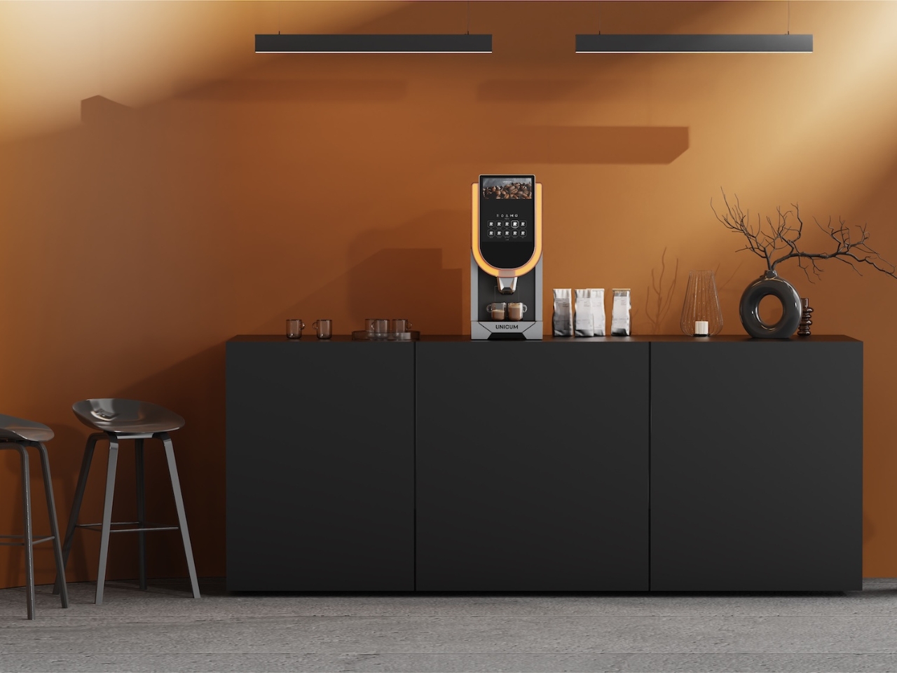 Coffee machine，Runero Pro，Unicum，Extremely simple wind，Double grinder，