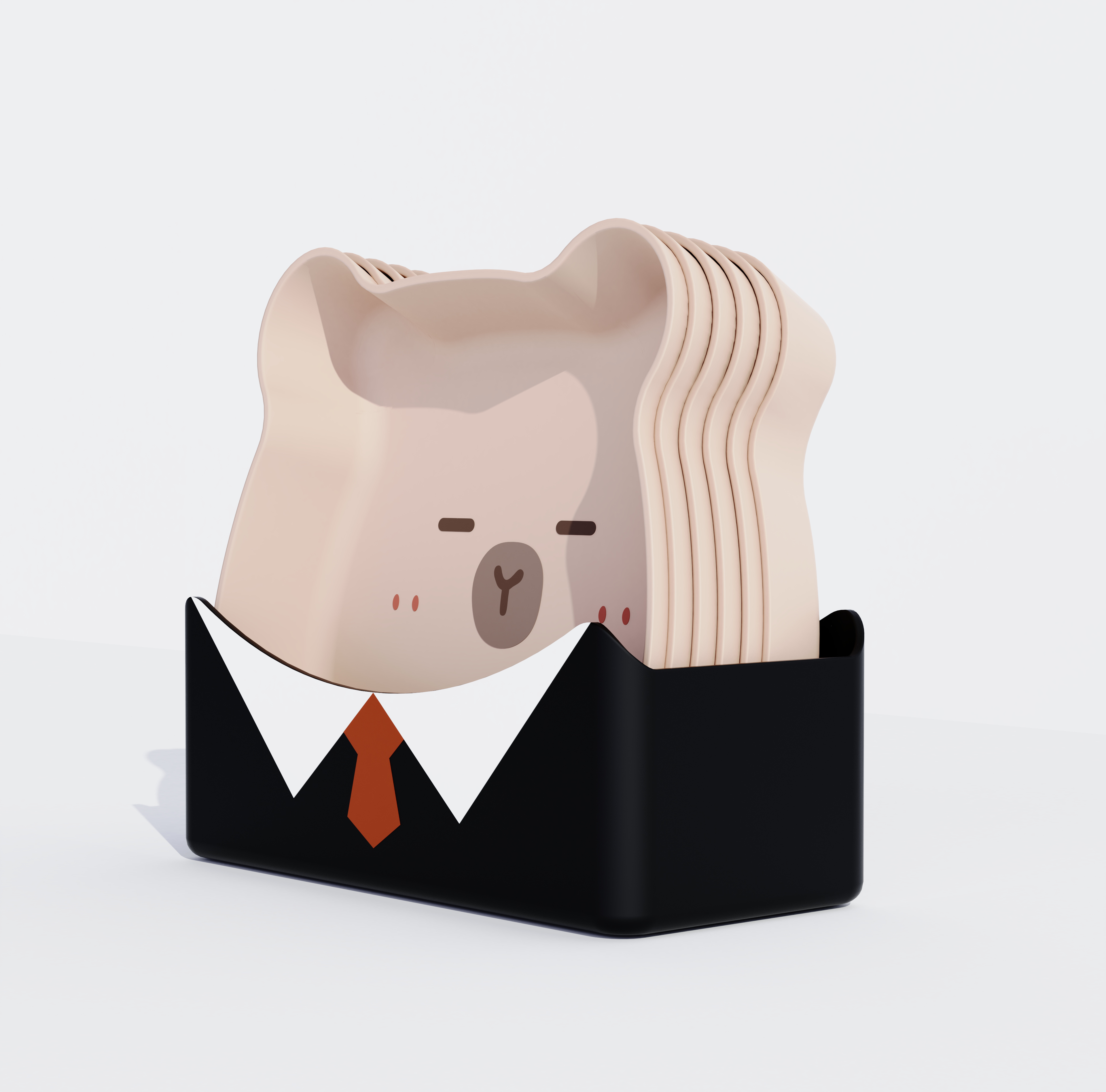 Spit Bone Disc Design，Cartoon dish，Cartoon pattern，