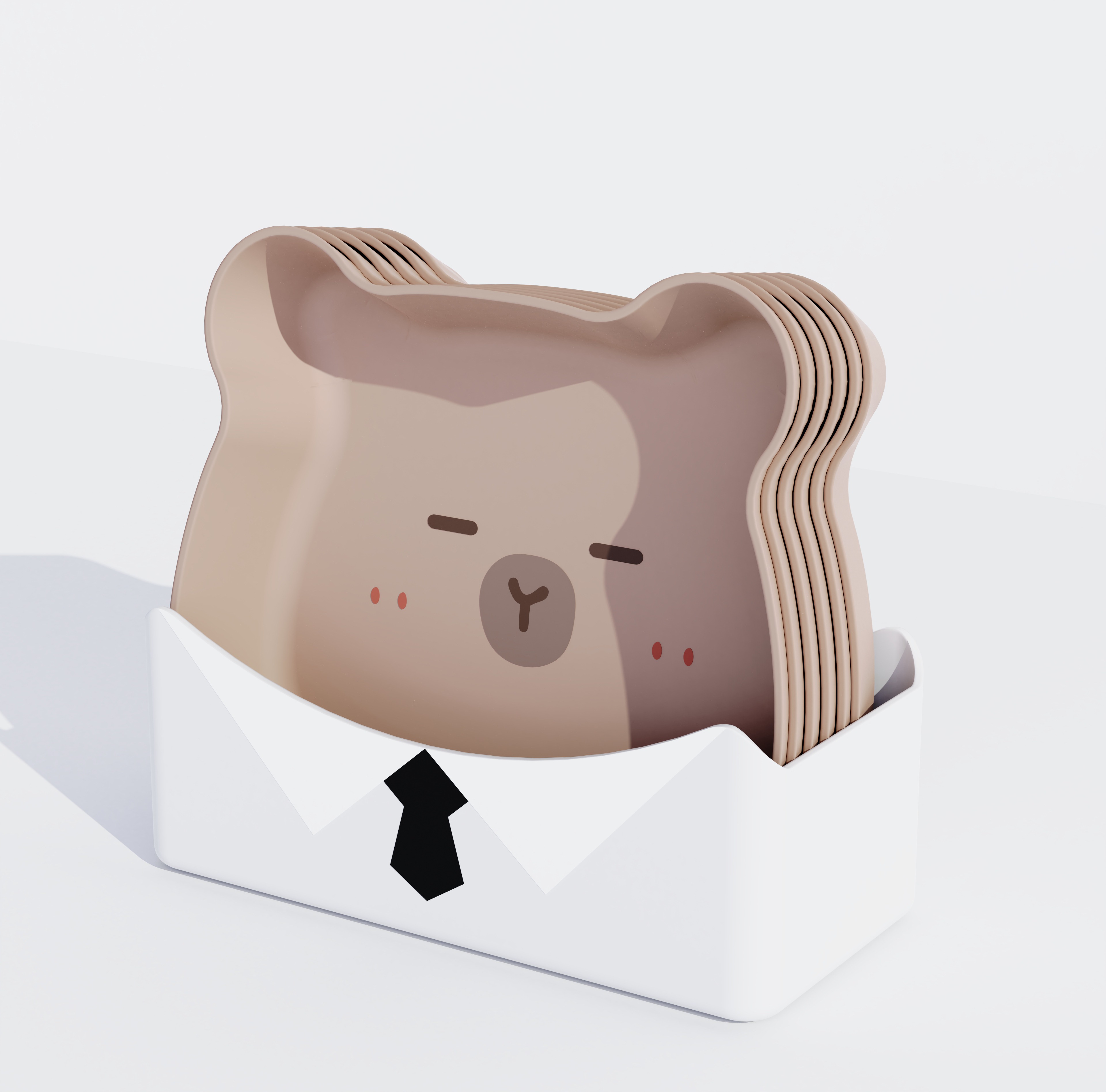 Spit Bone Disc Design，Cartoon dish，Cartoon pattern，