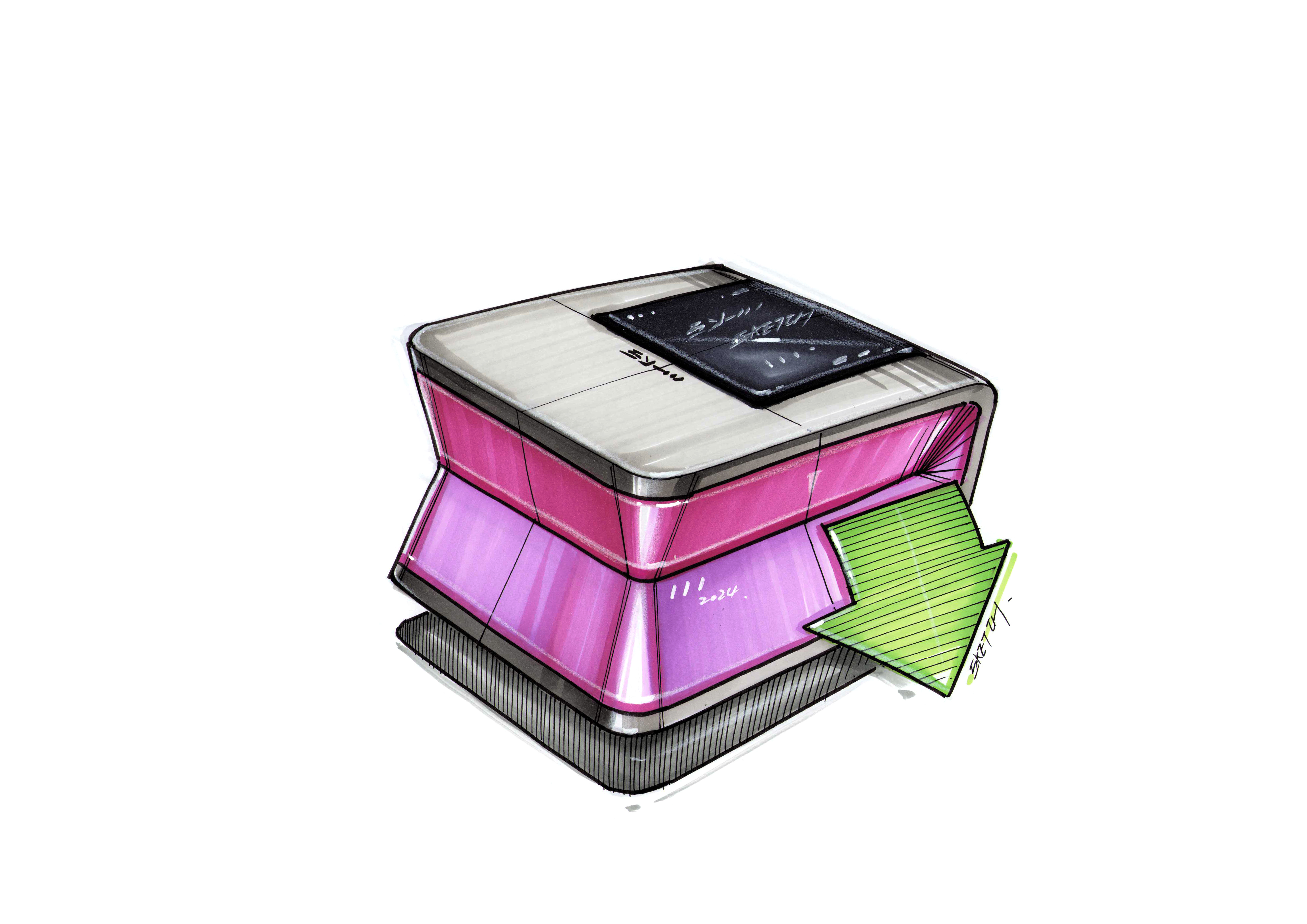 product design，industrial design，Hand drawn product design，Hand drawn industrial design，