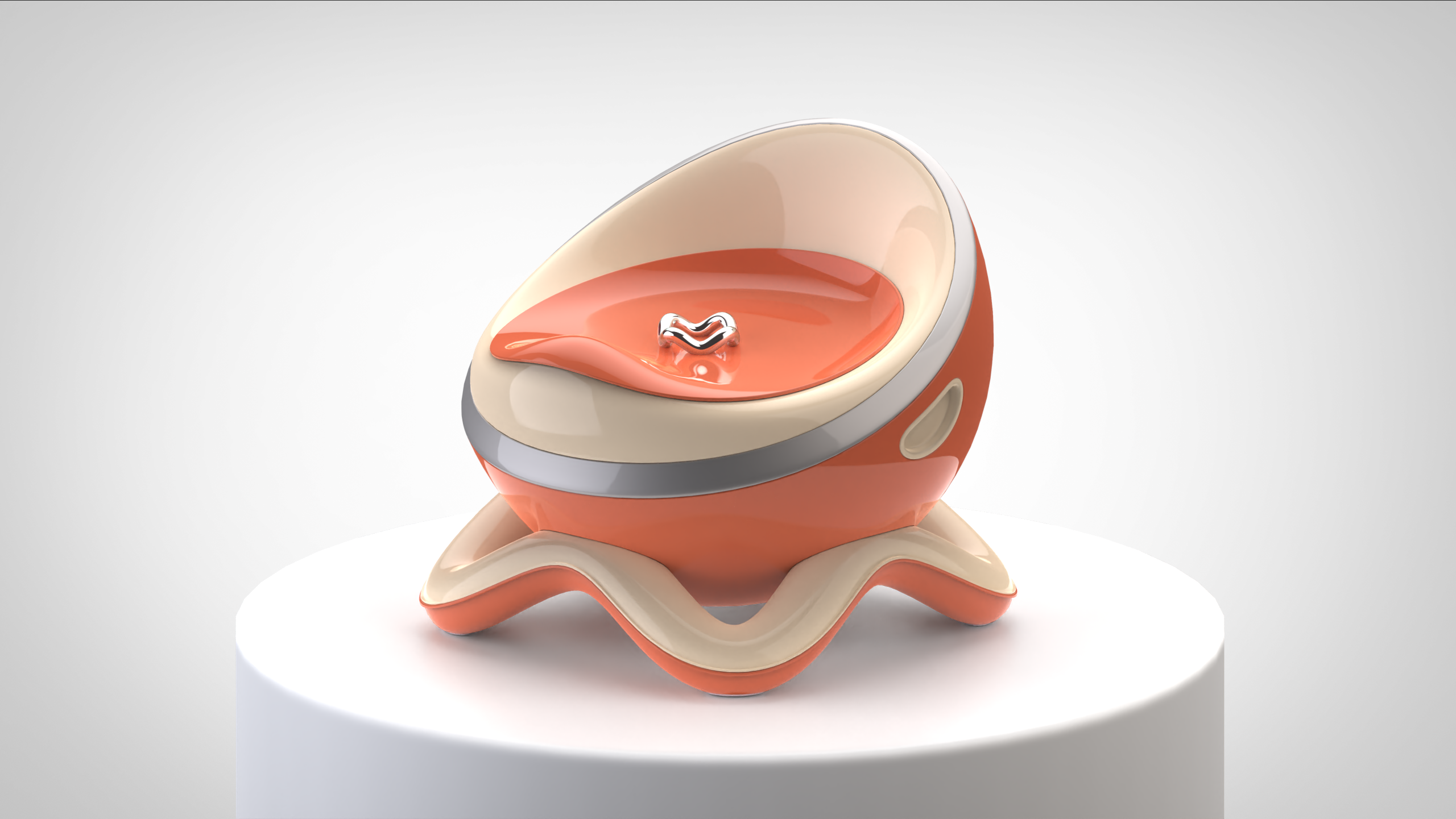 Children's toilet，pedestal pan，