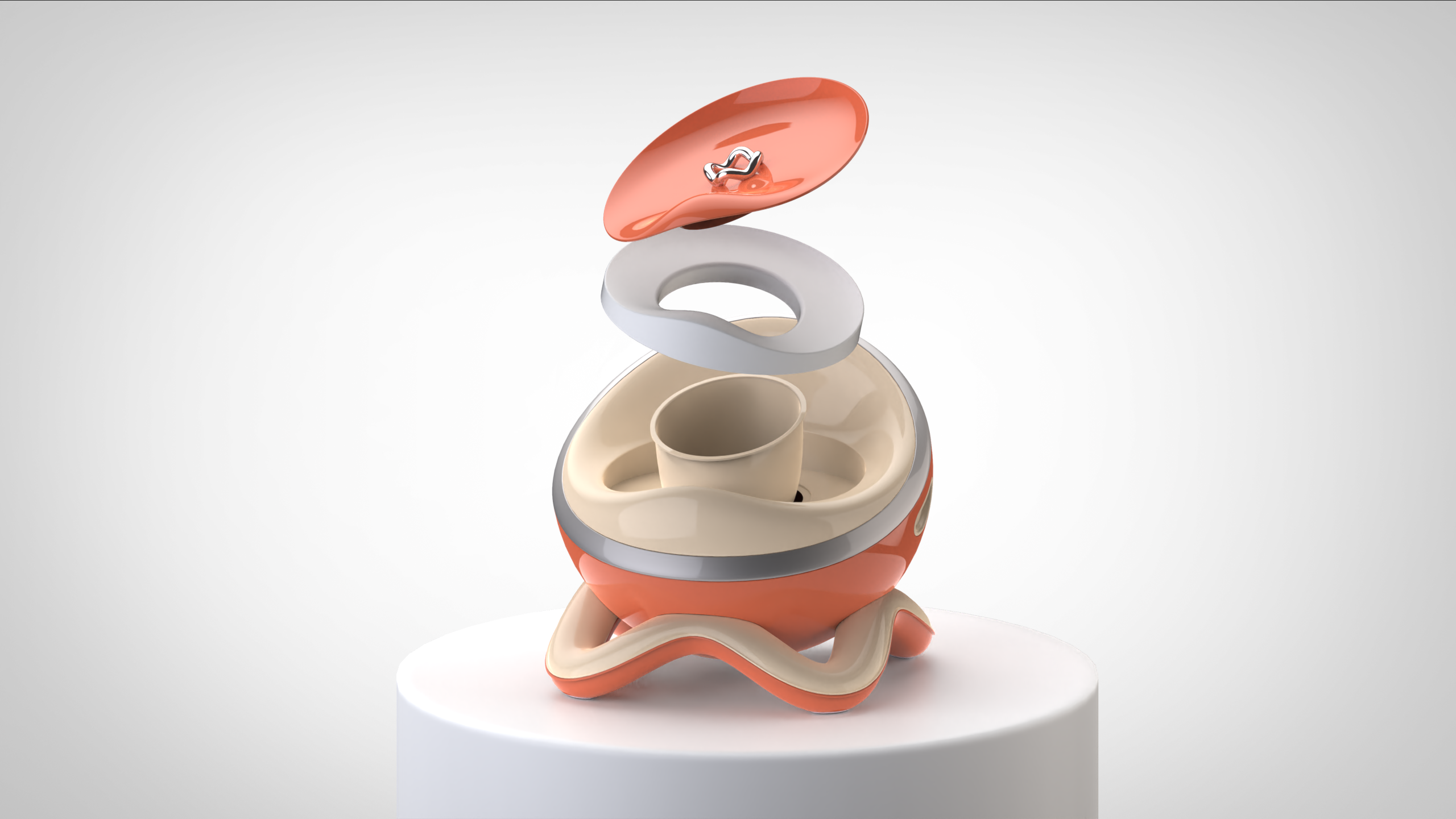 Children's toilet，pedestal pan，