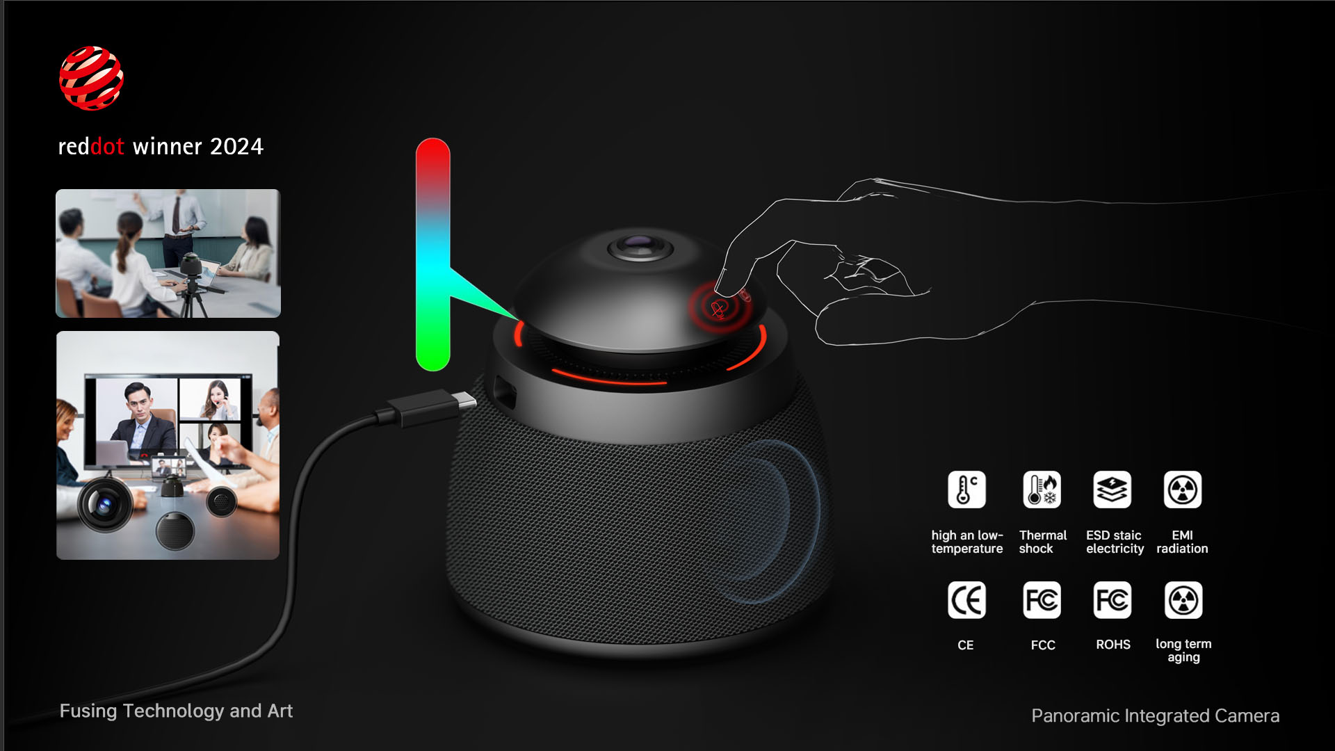 Videoconferencing，Videoconferencing，Video conferencing, panoramic cameras, audio speakers，