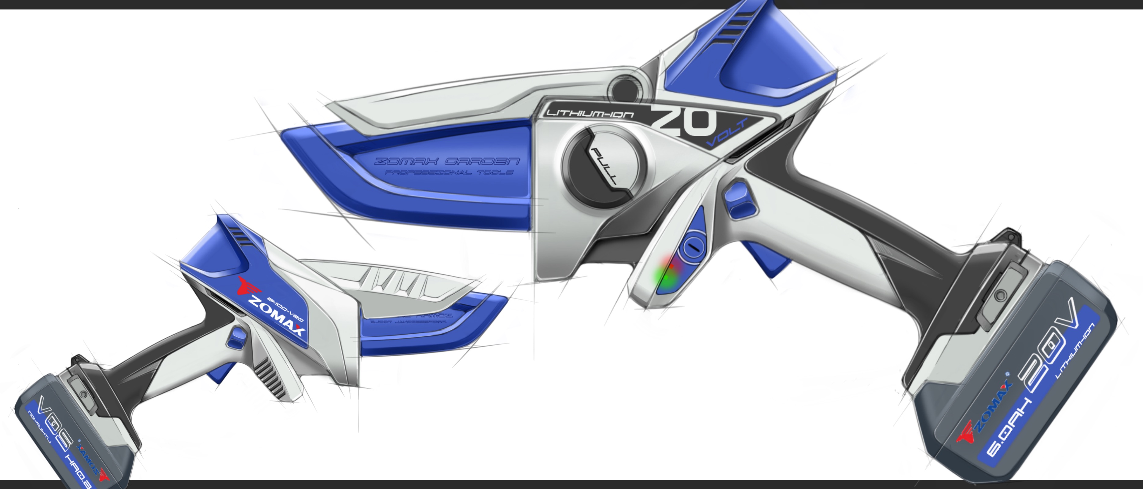 Industrial Design Appearance Design Garden Tools Power Tools，