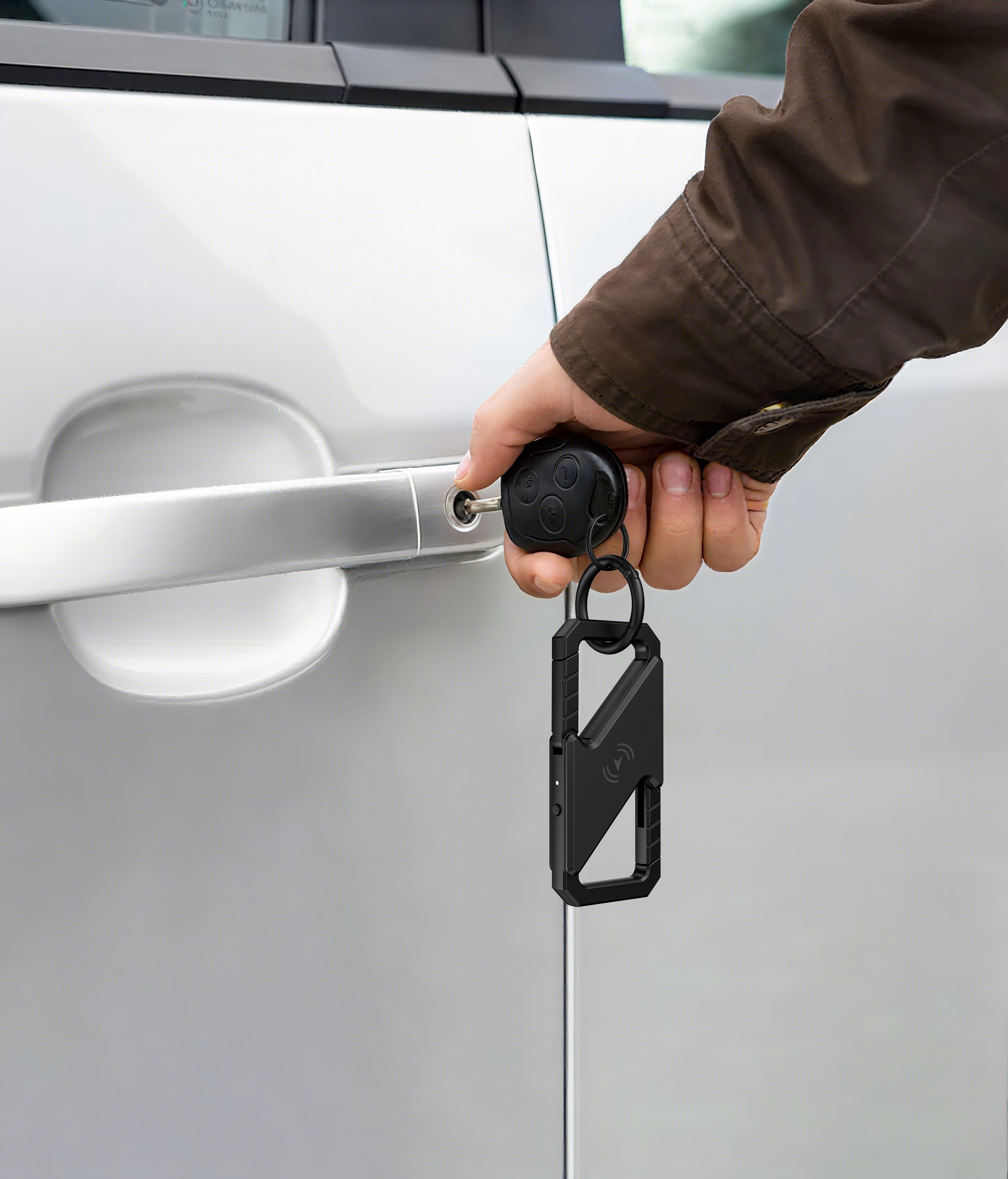 Keychain with tracking locator，