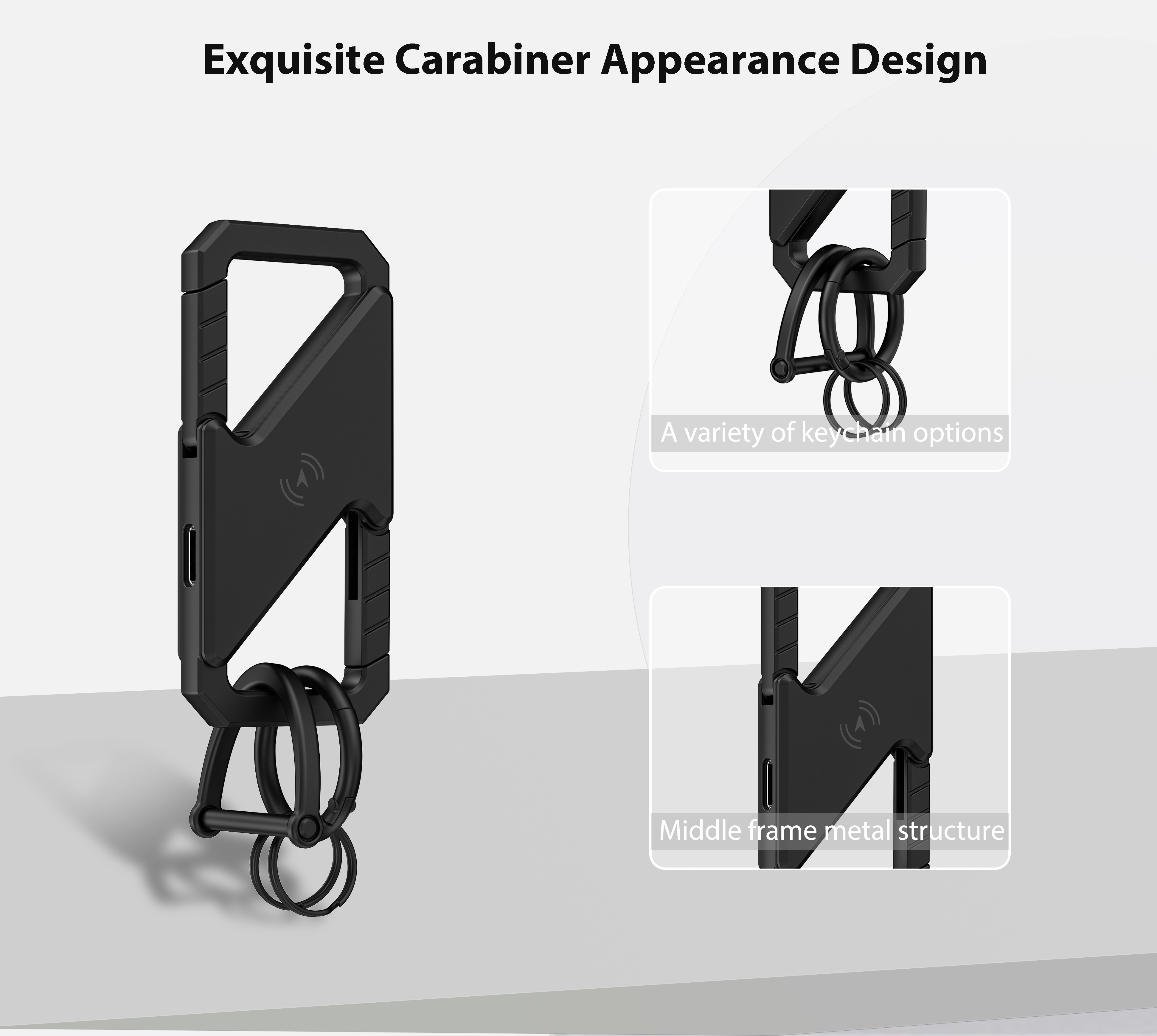 Keychain with tracking locator，