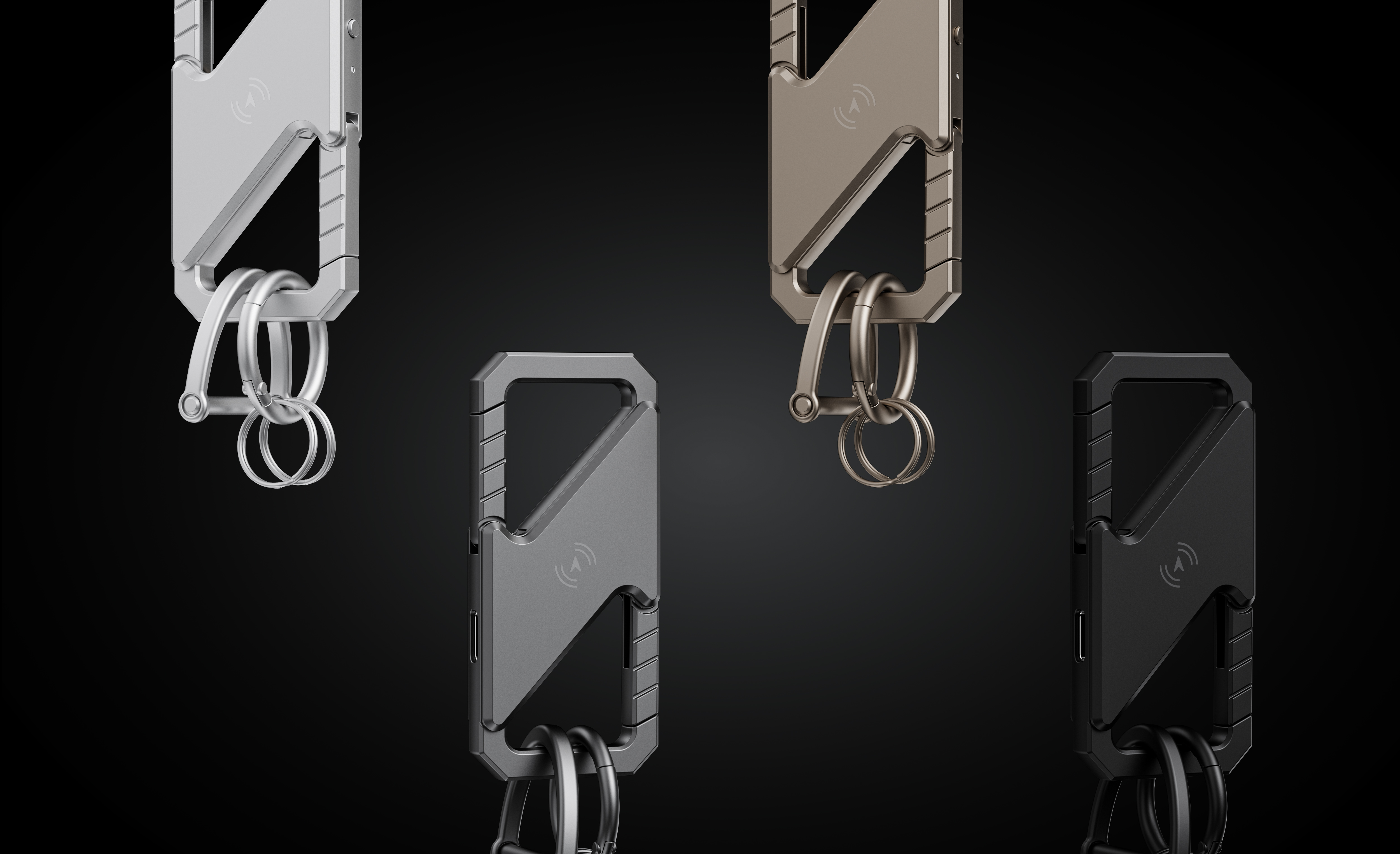 Keychain with tracking locator，