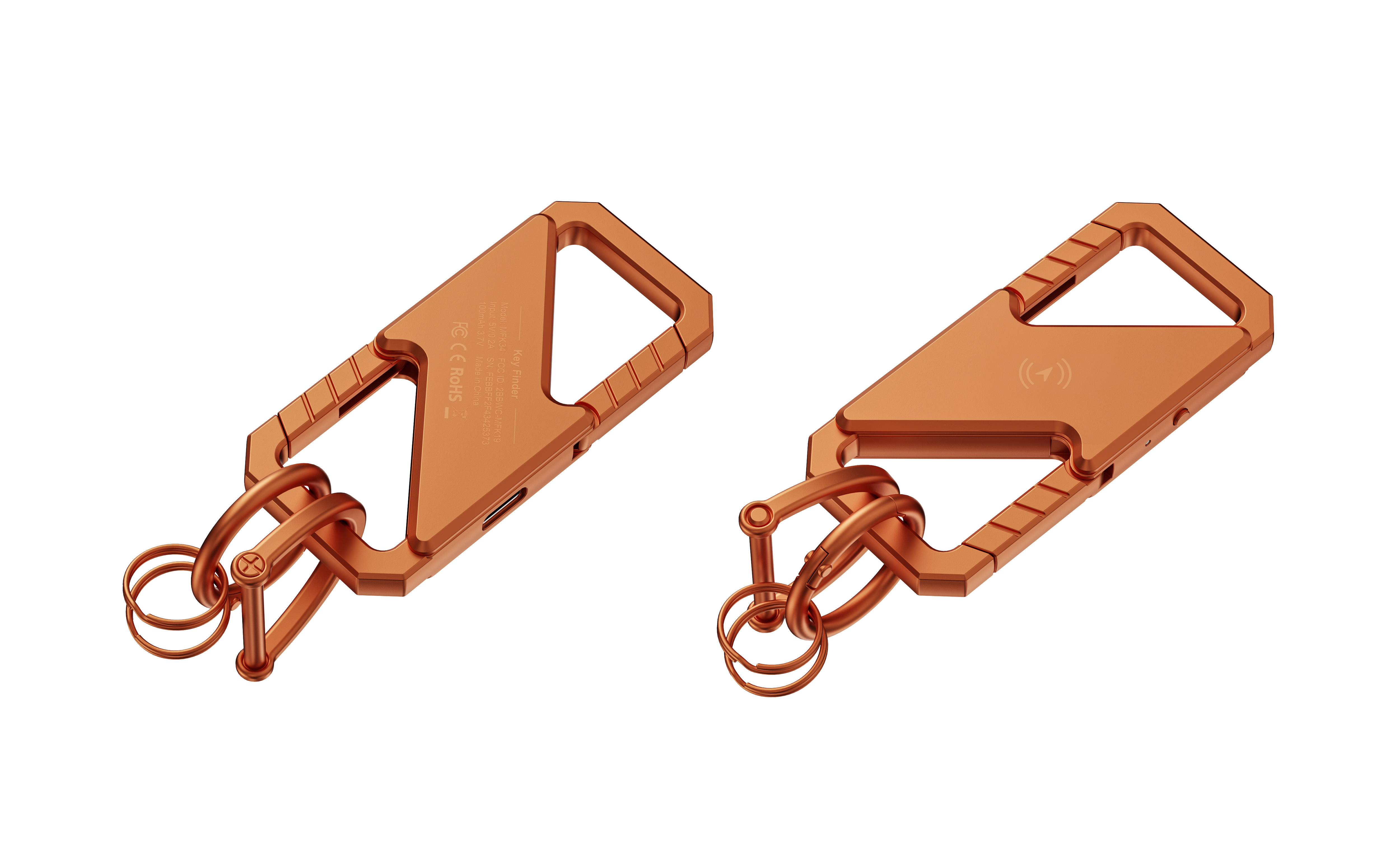 Keychain with tracking locator，