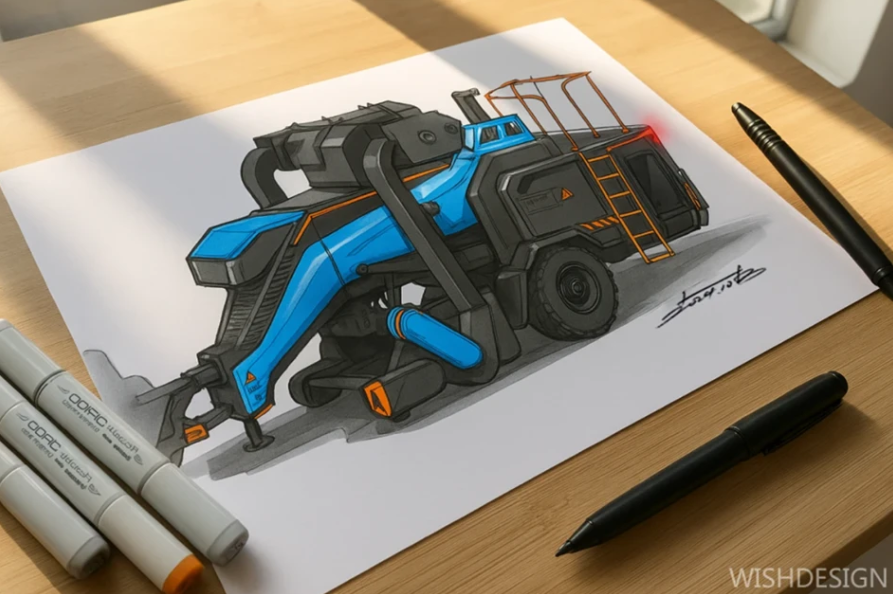 Agricultural machinery design，industrial design，product design，