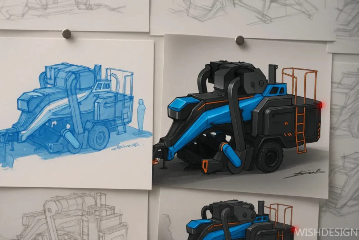 Agricultural machinery design，industrial design，product design，