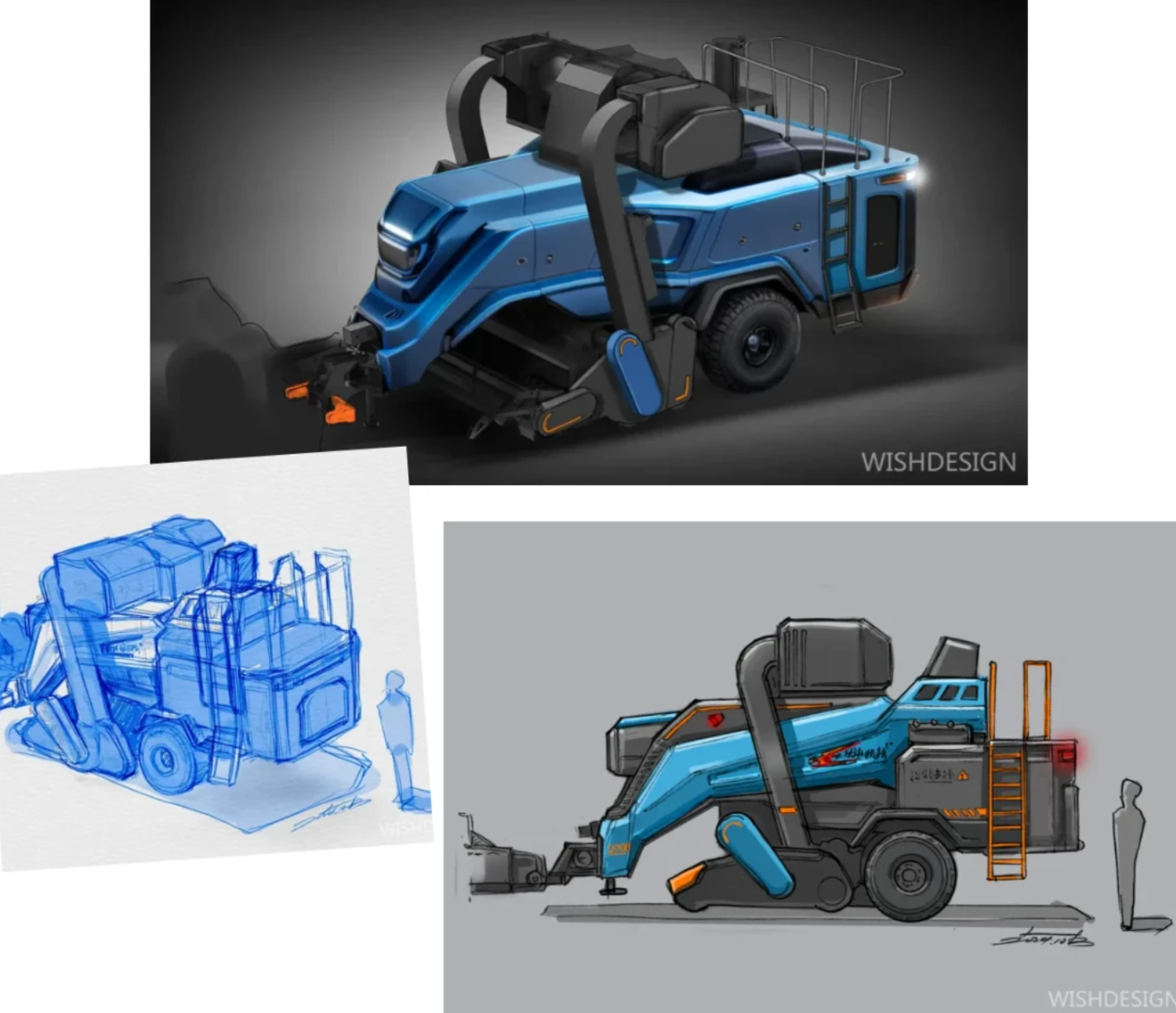 Agricultural machinery design，industrial design，product design，