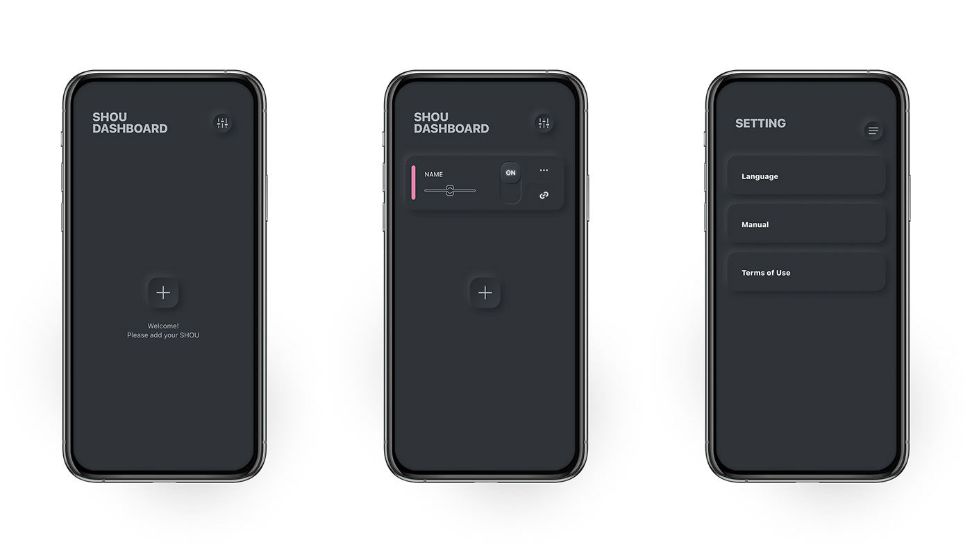 SHOU，Internet of Things LED display，Intelligent device，industrial design，