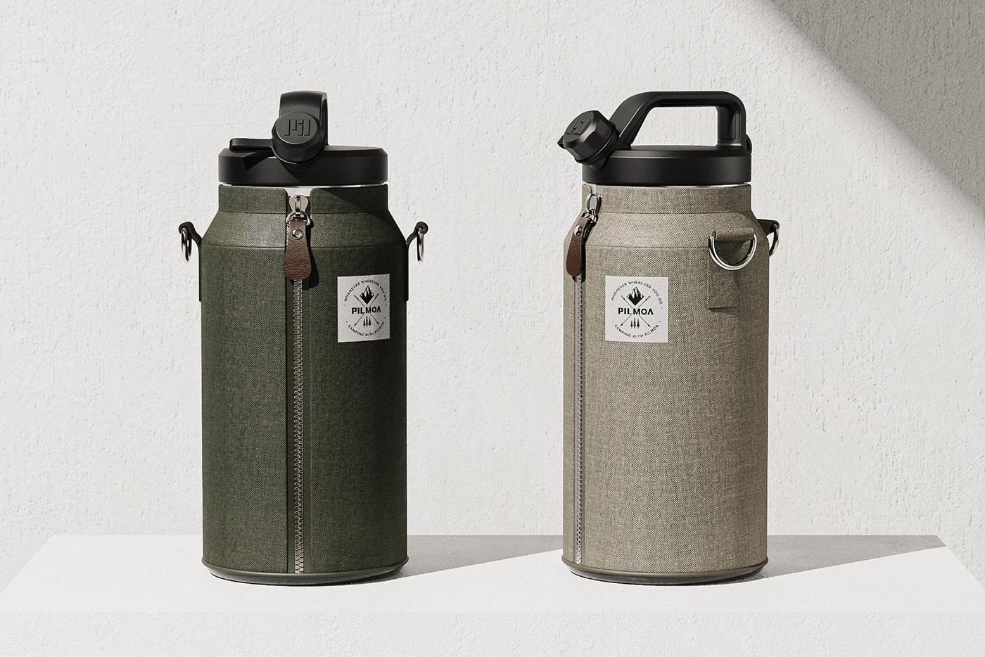 PILMOA BRAND，Water cup，Water bottle，Brand design，