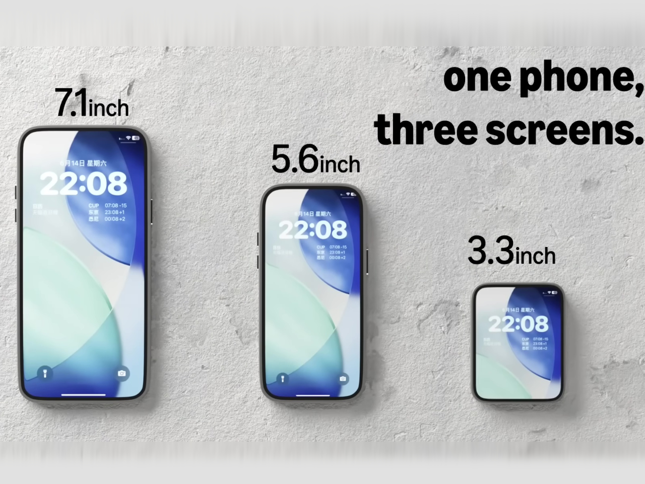 Modular mobile phone，H-One，conceptual design，Digital，