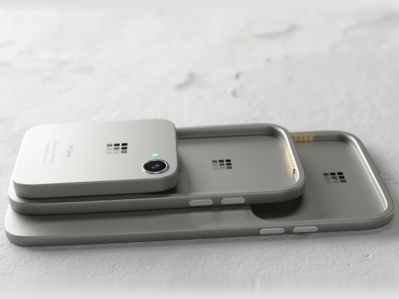 Modular mobile phone，H-One，conceptual design，Digital，