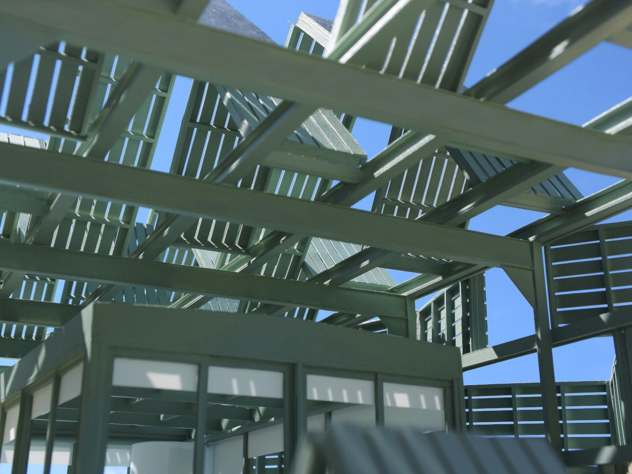 Architecture，Vacation house，conceptual design，environmental design，