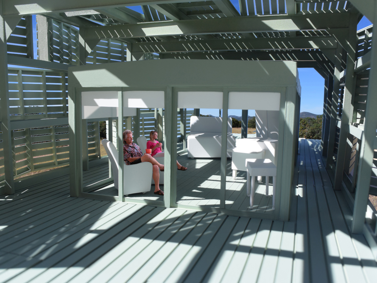 Architecture，Vacation house，conceptual design，environmental design，