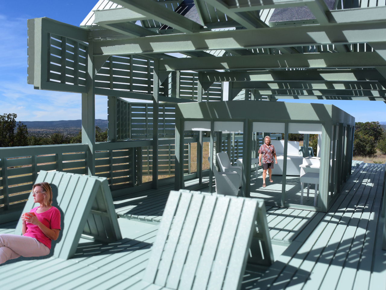 Architecture，Vacation house，conceptual design，environmental design，