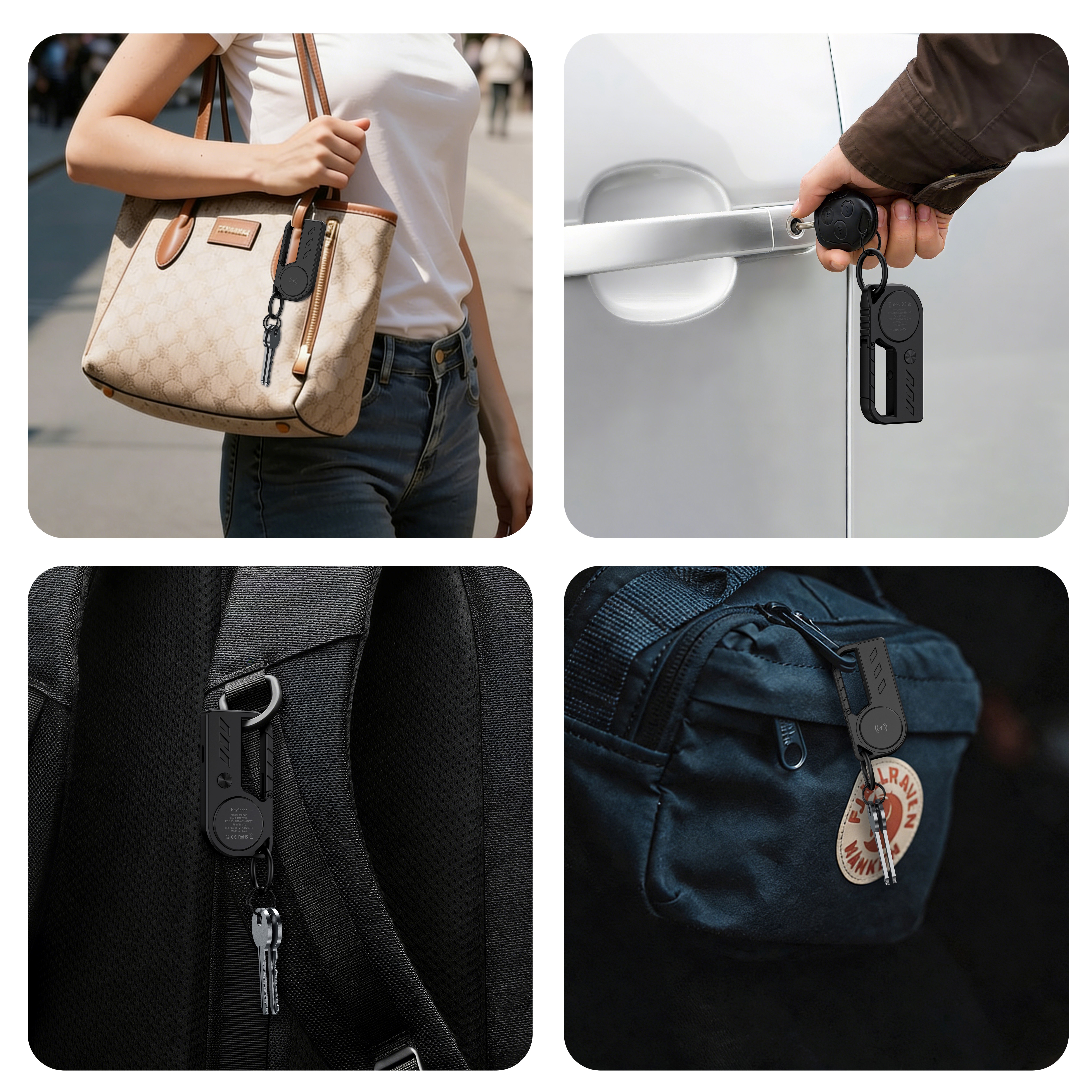 Find My keychain flashlight with tracking locator，