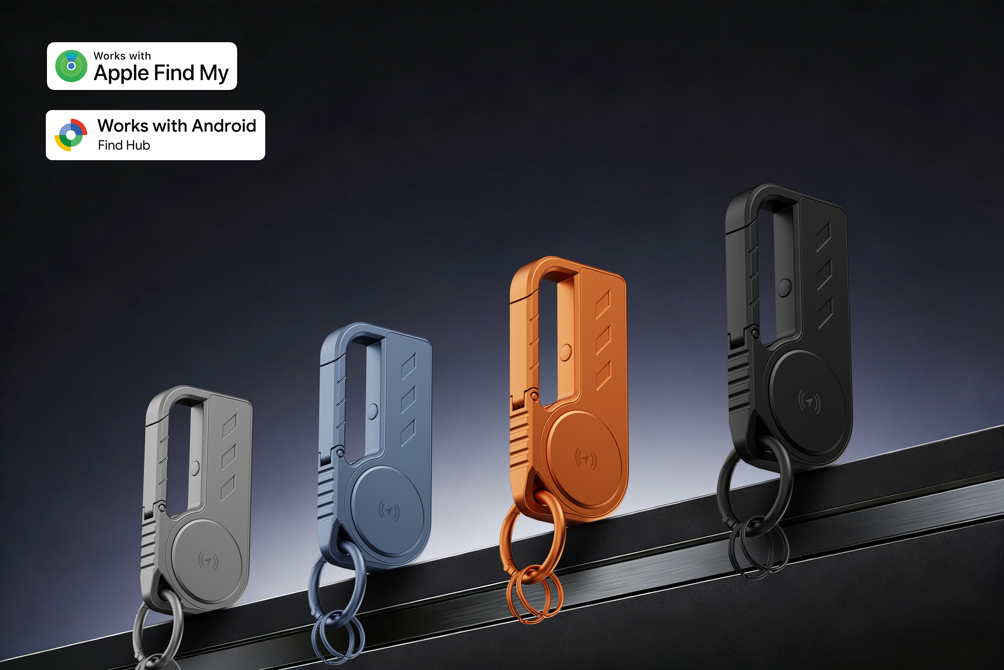 Find My keychain flashlight with tracking locator，