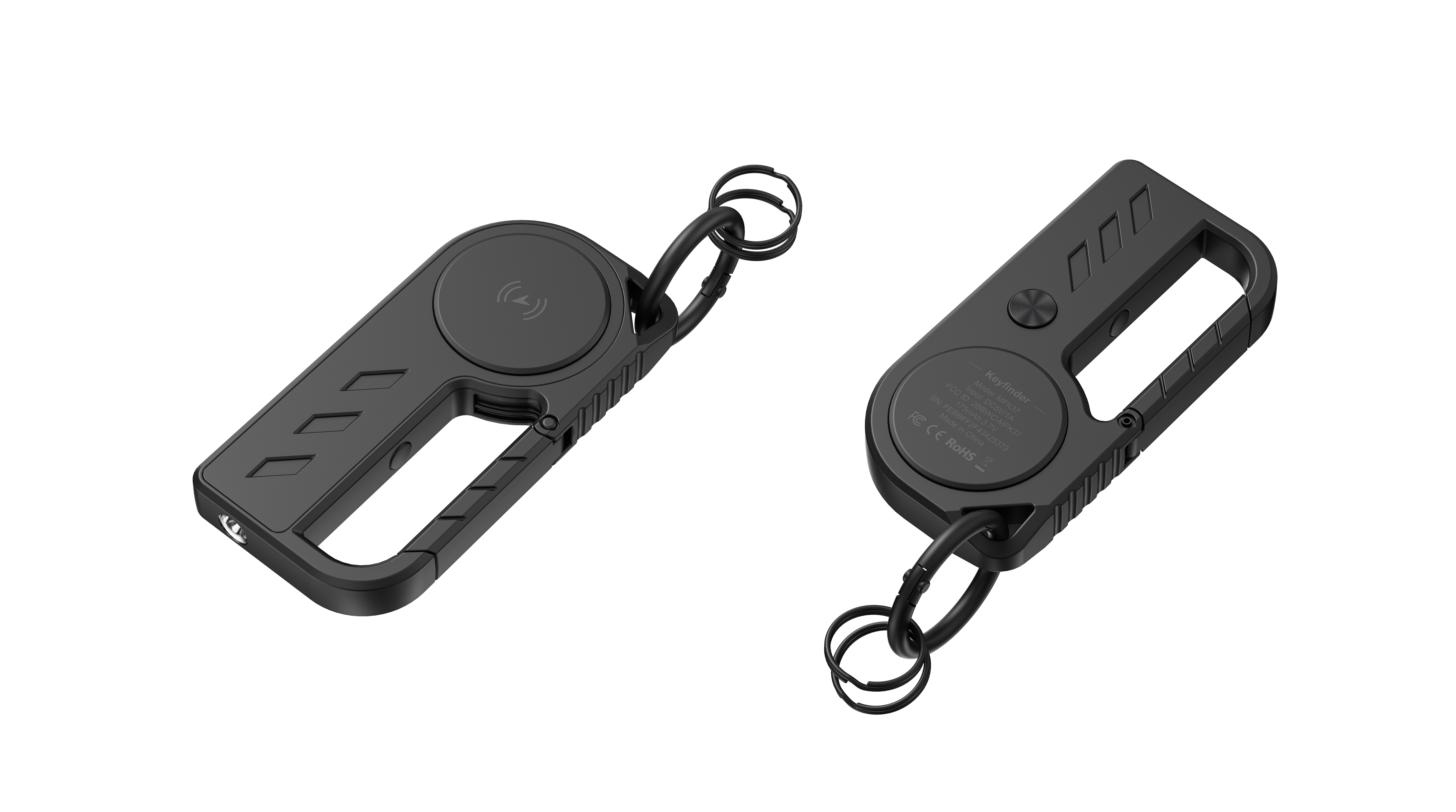 Find My keychain flashlight with tracking locator，