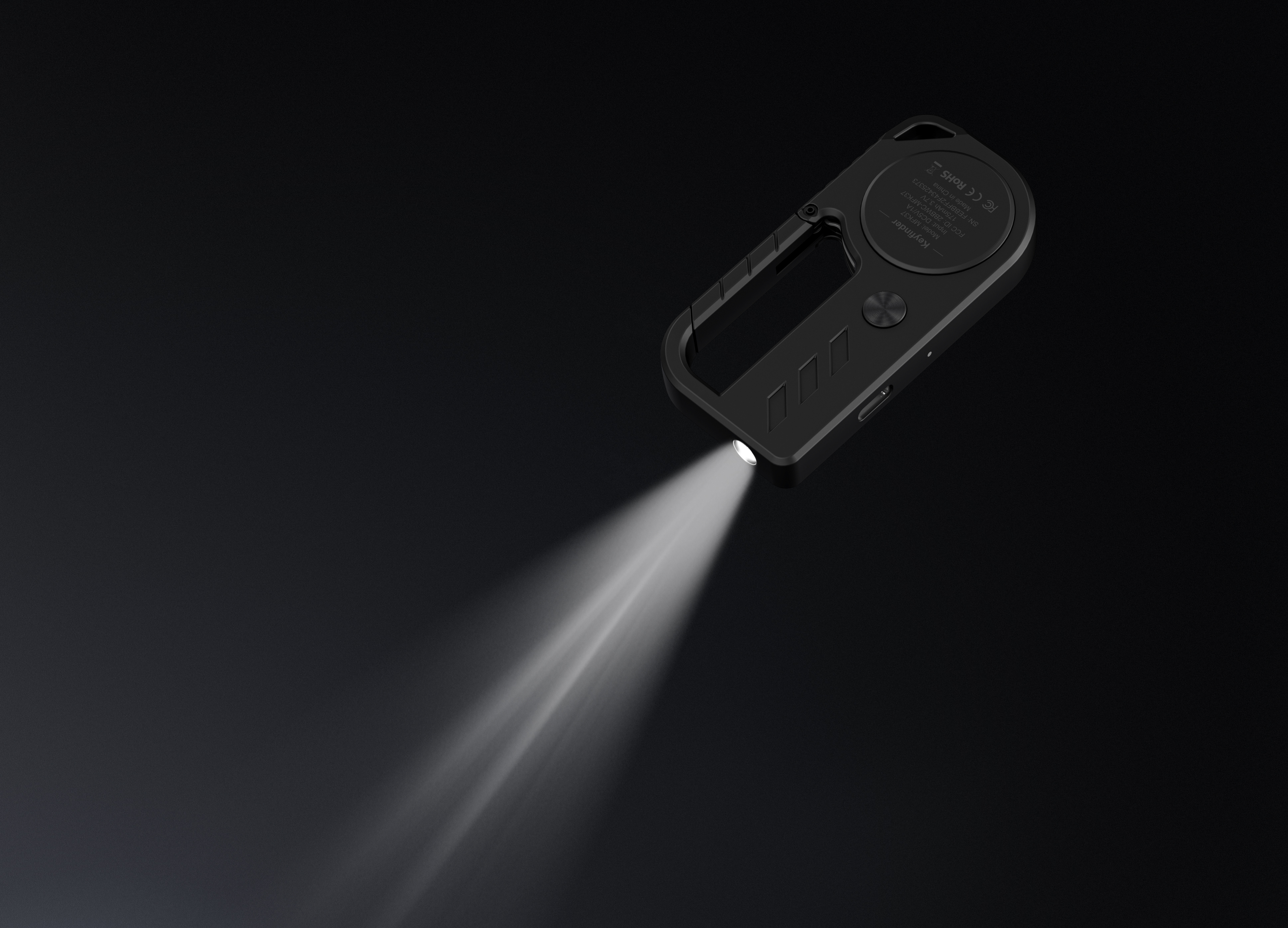 Find My keychain flashlight with tracking locator，