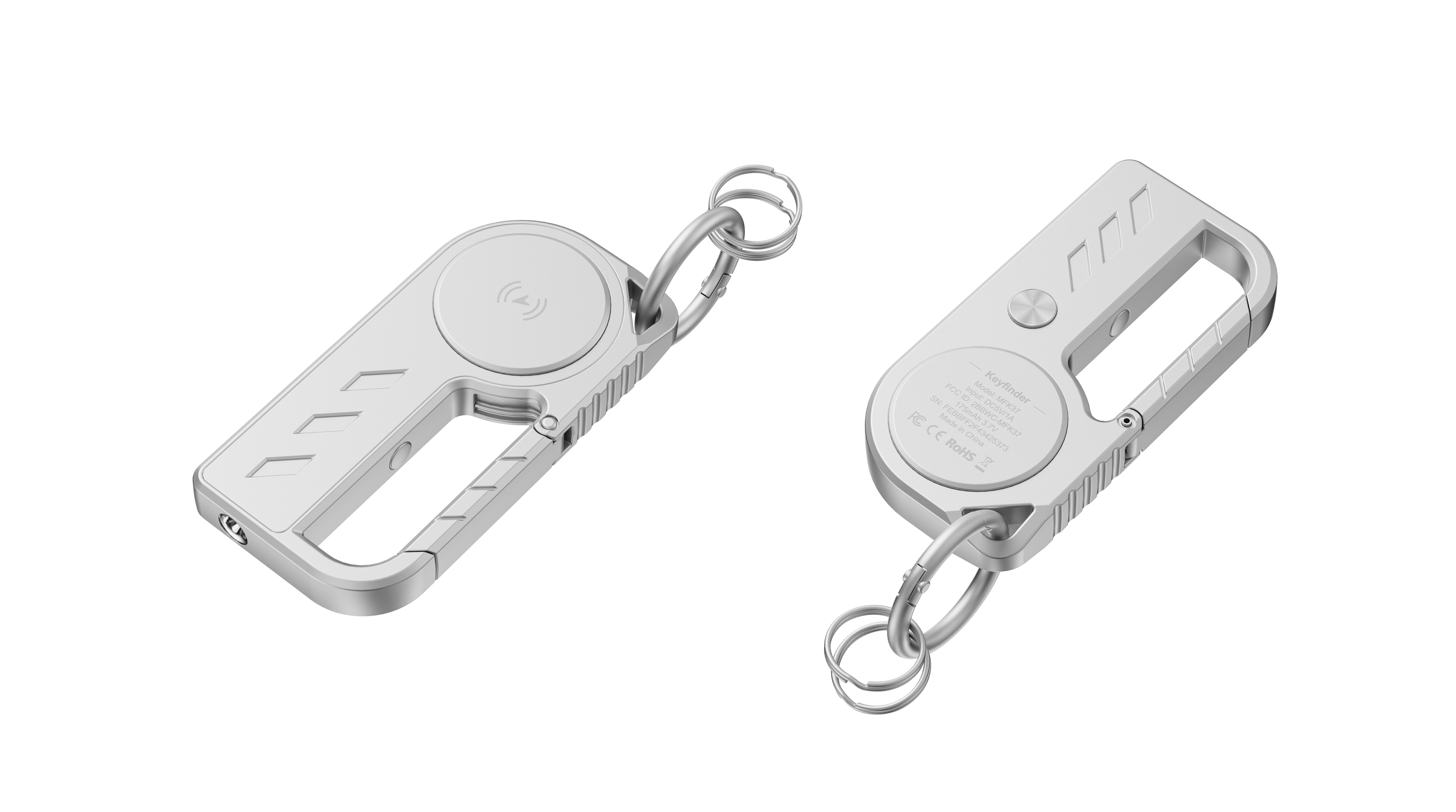 Find My keychain flashlight with tracking locator，