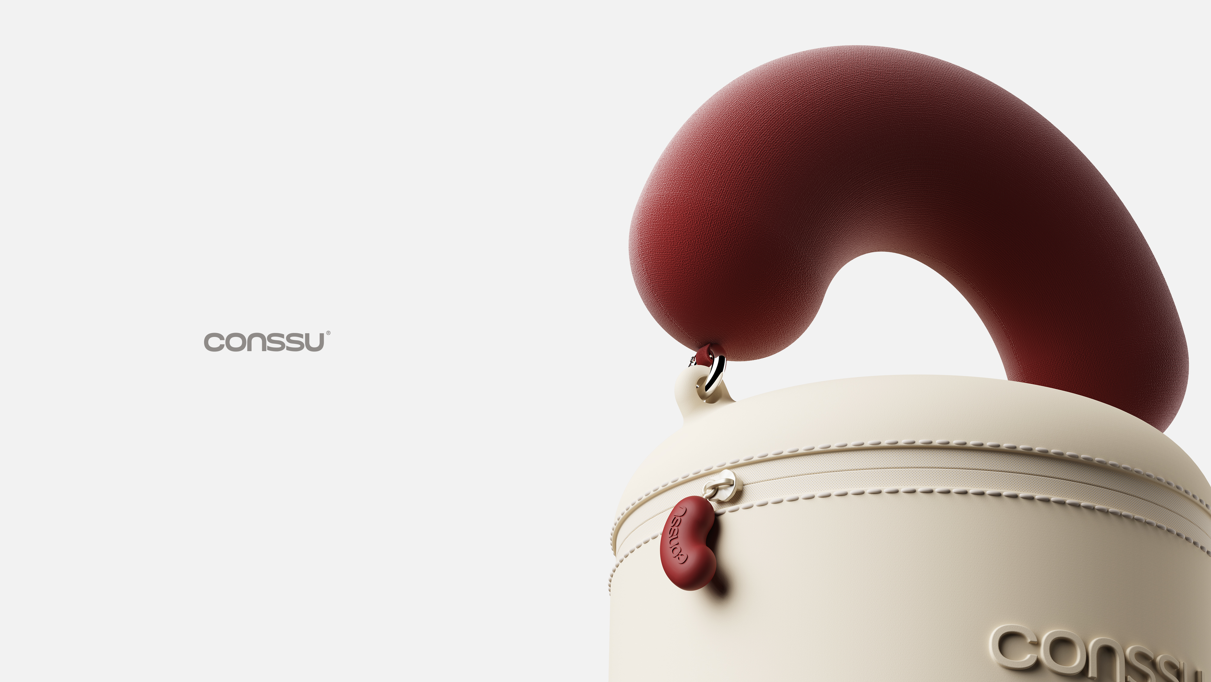 U-shaped pillow，industrial design，