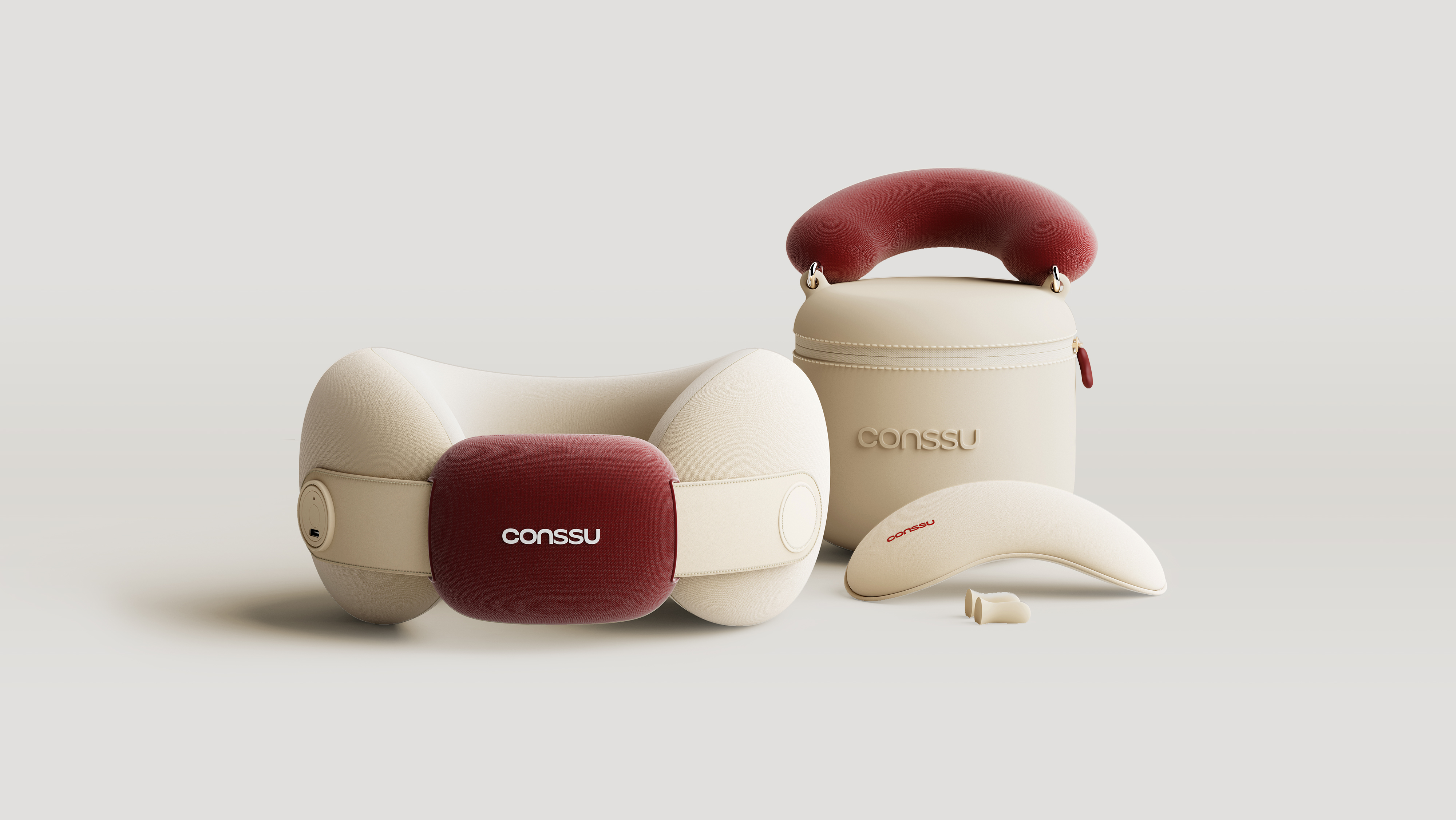 U-shaped pillow，industrial design，