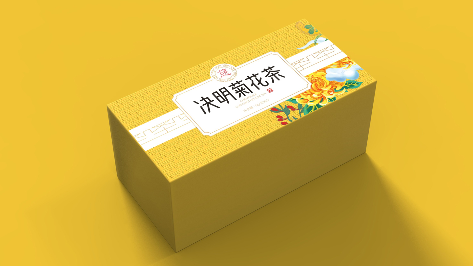 Cassia Chrysanthemum Tea Packaging Design，Packaging Design of Tea Bag，Tea Packaging Design，