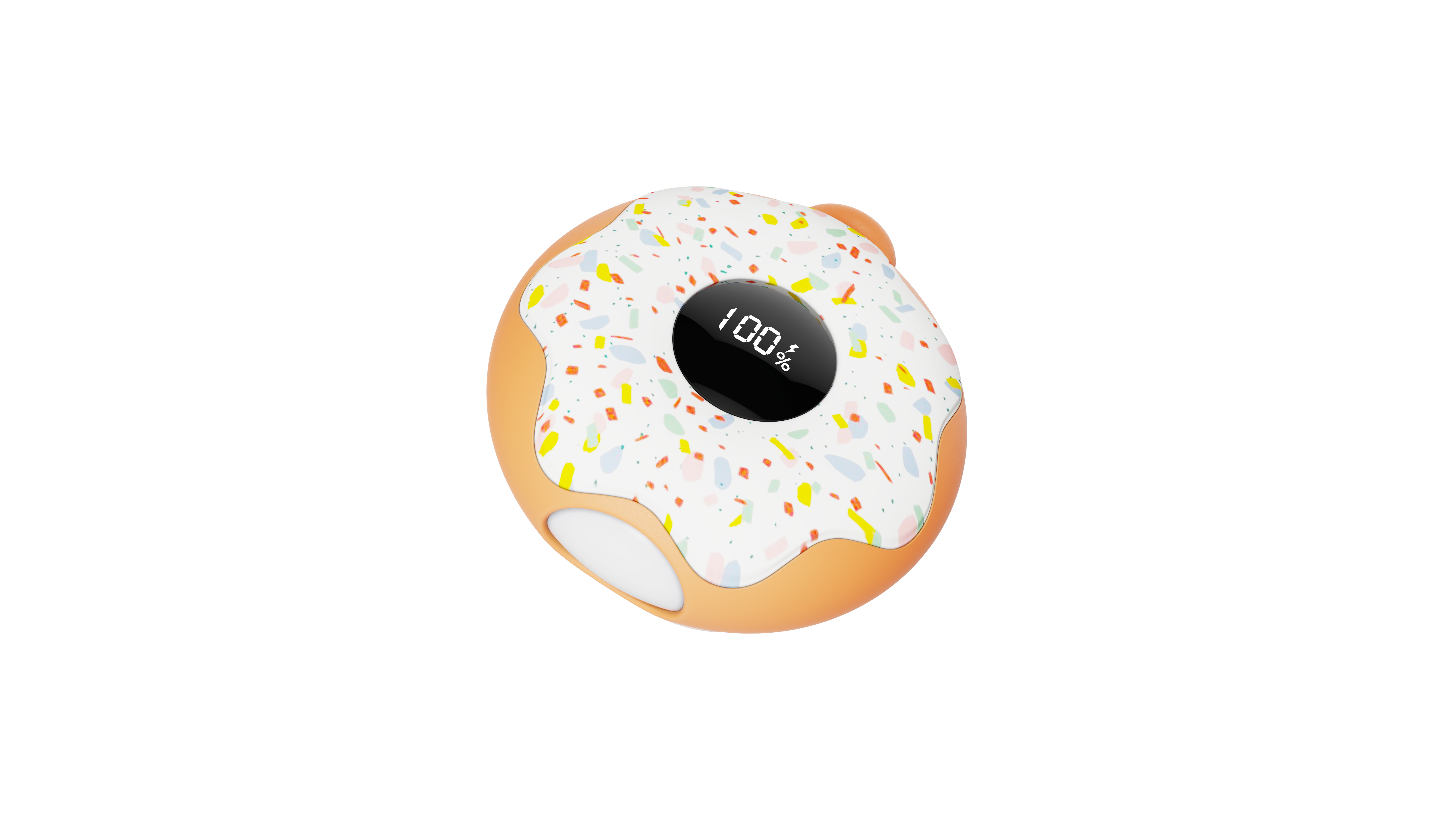 Hand warmer，small home appliances，winter，product design，doughnut，Render，Night light，