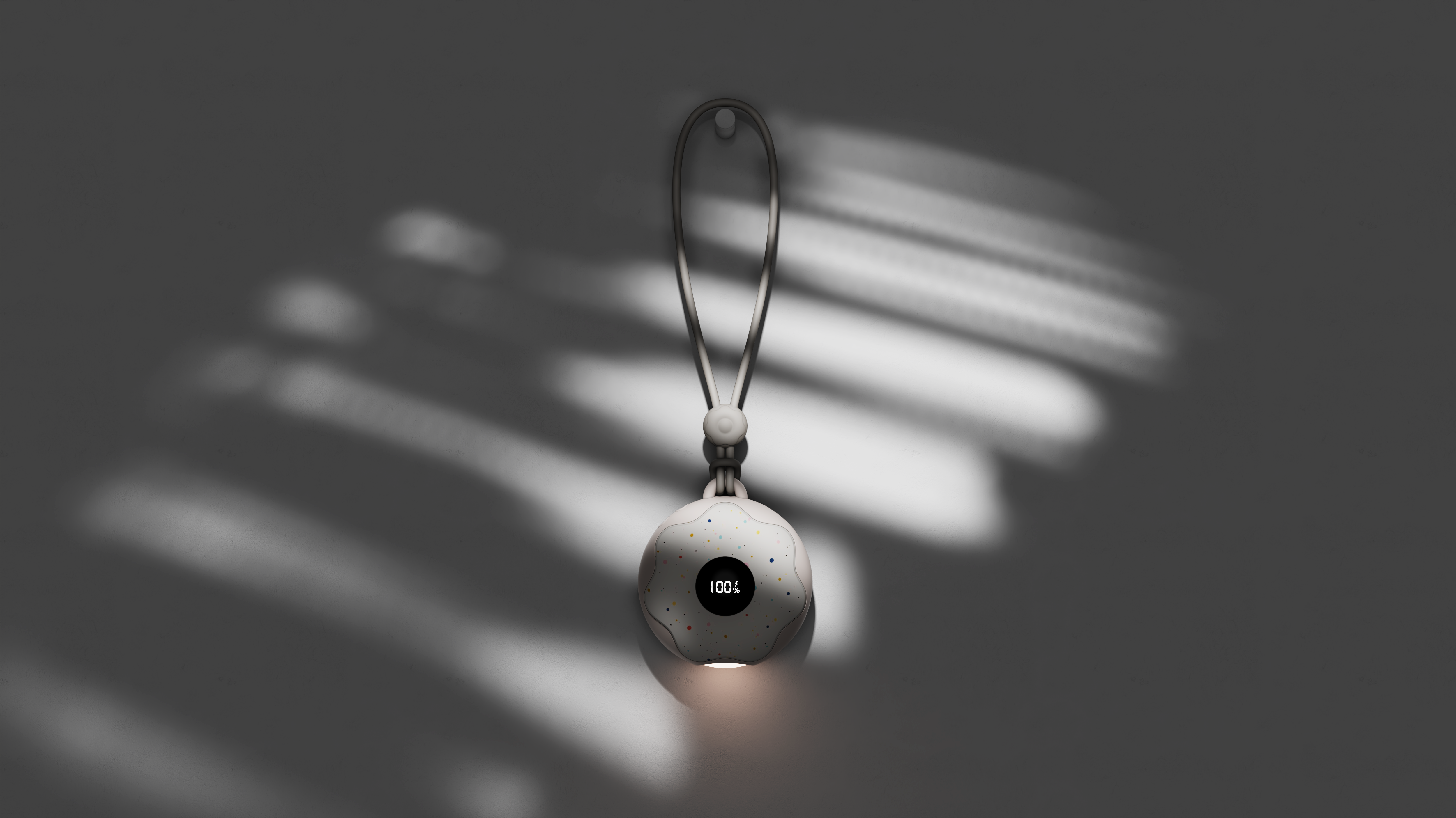 Hand warmer，small home appliances，winter，product design，doughnut，Render，Night light，